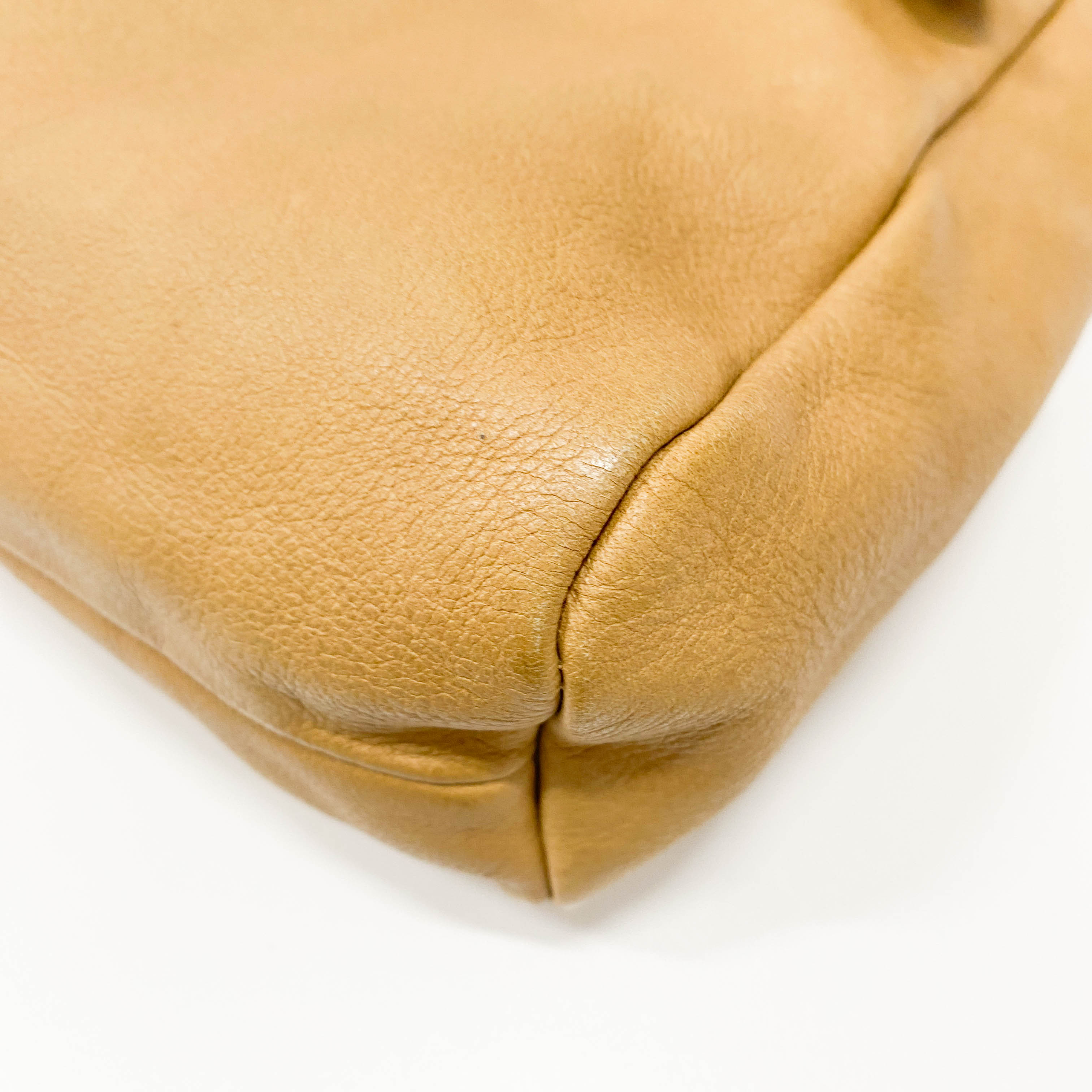 Miu Miu Brown Leather Shoulder Bag