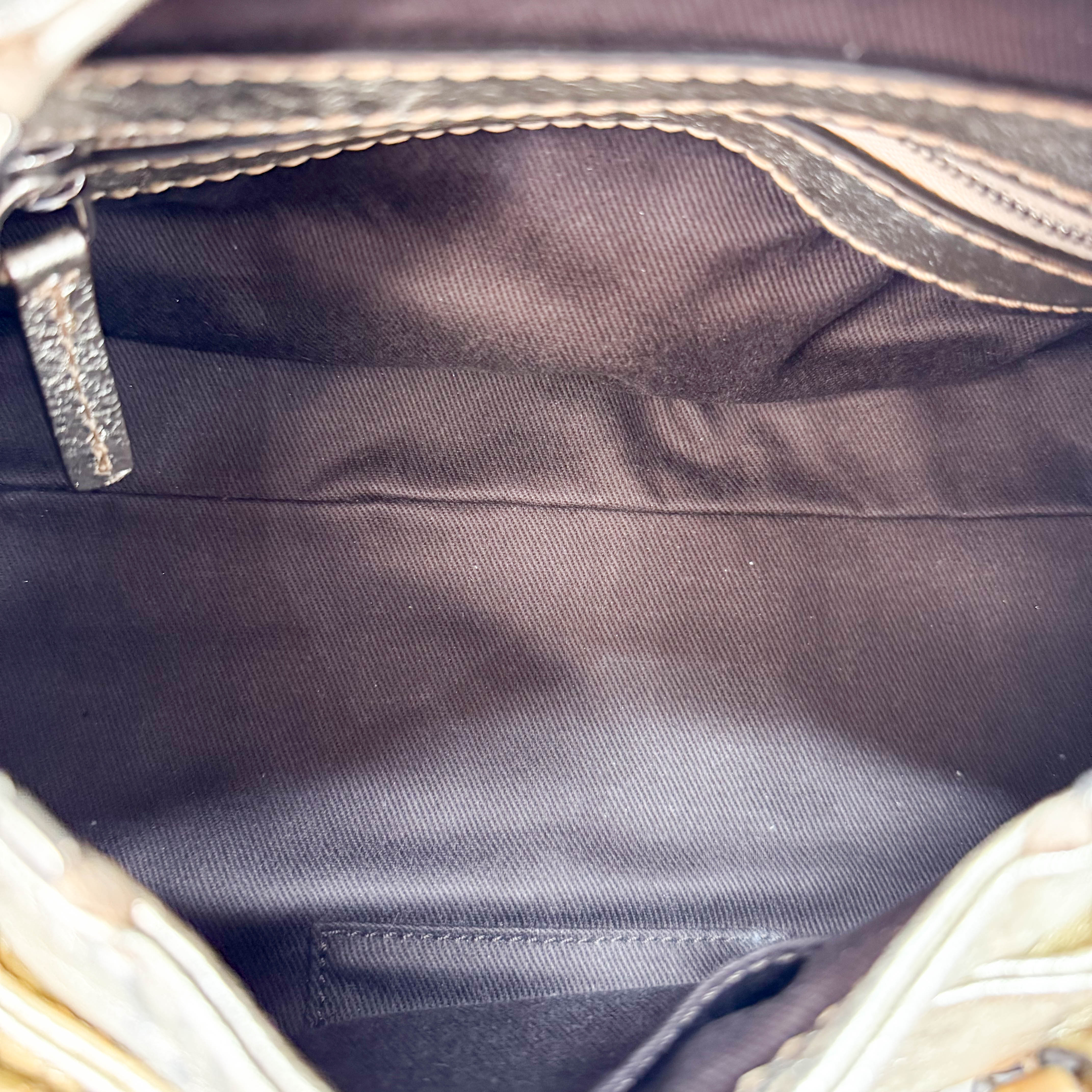 Mini Paddington Gold Leather Handbag