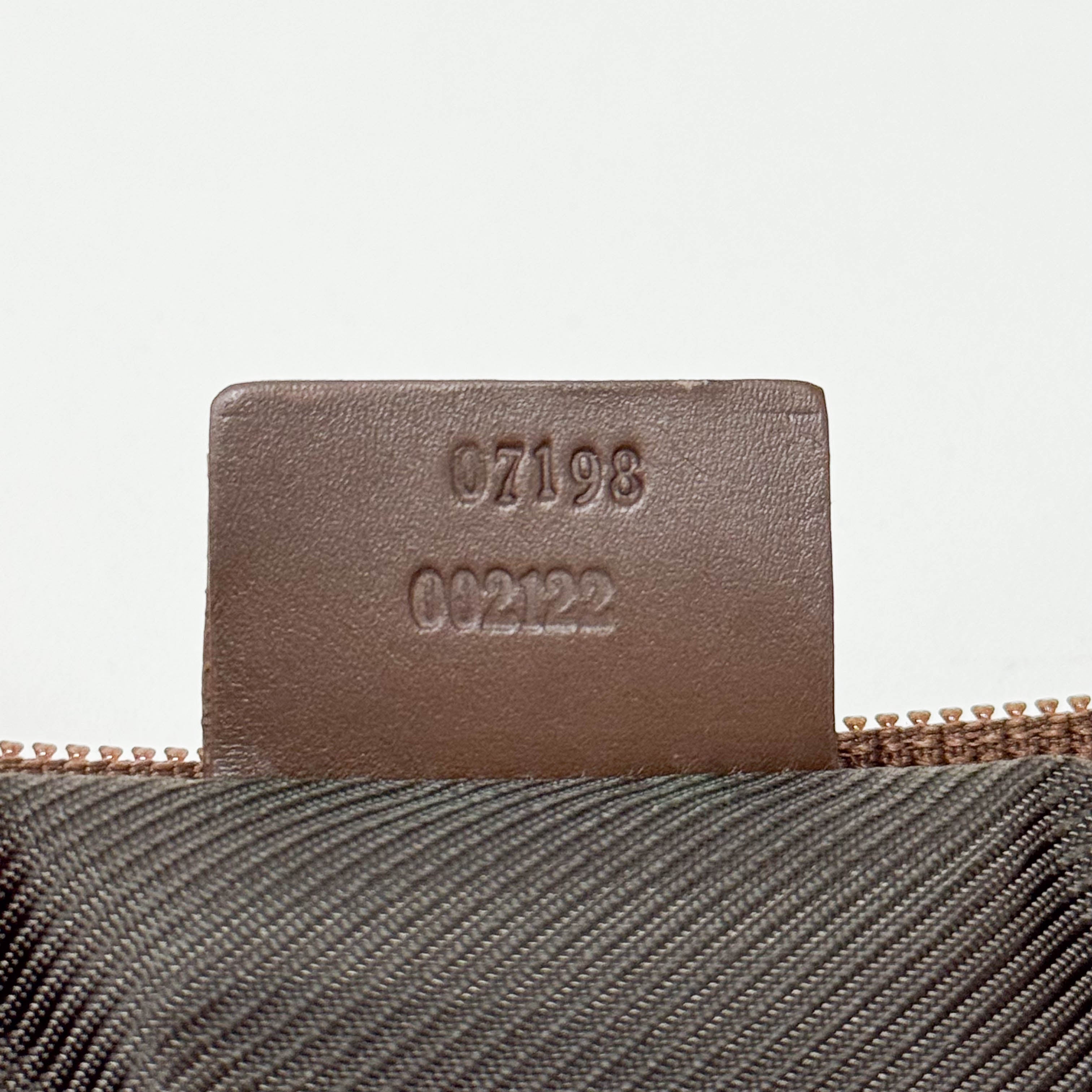 Boat GG Canvas Brown Pouch Shoulder Bag