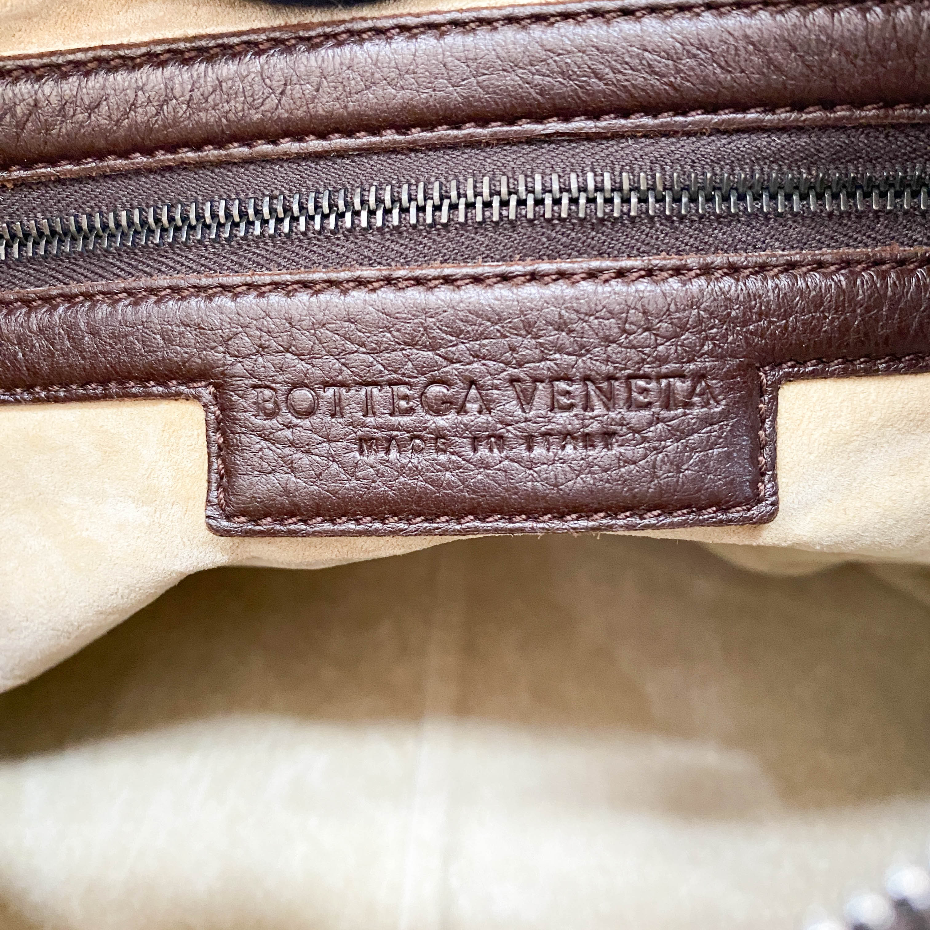 Vintage Brown Leather Shoulder Bag