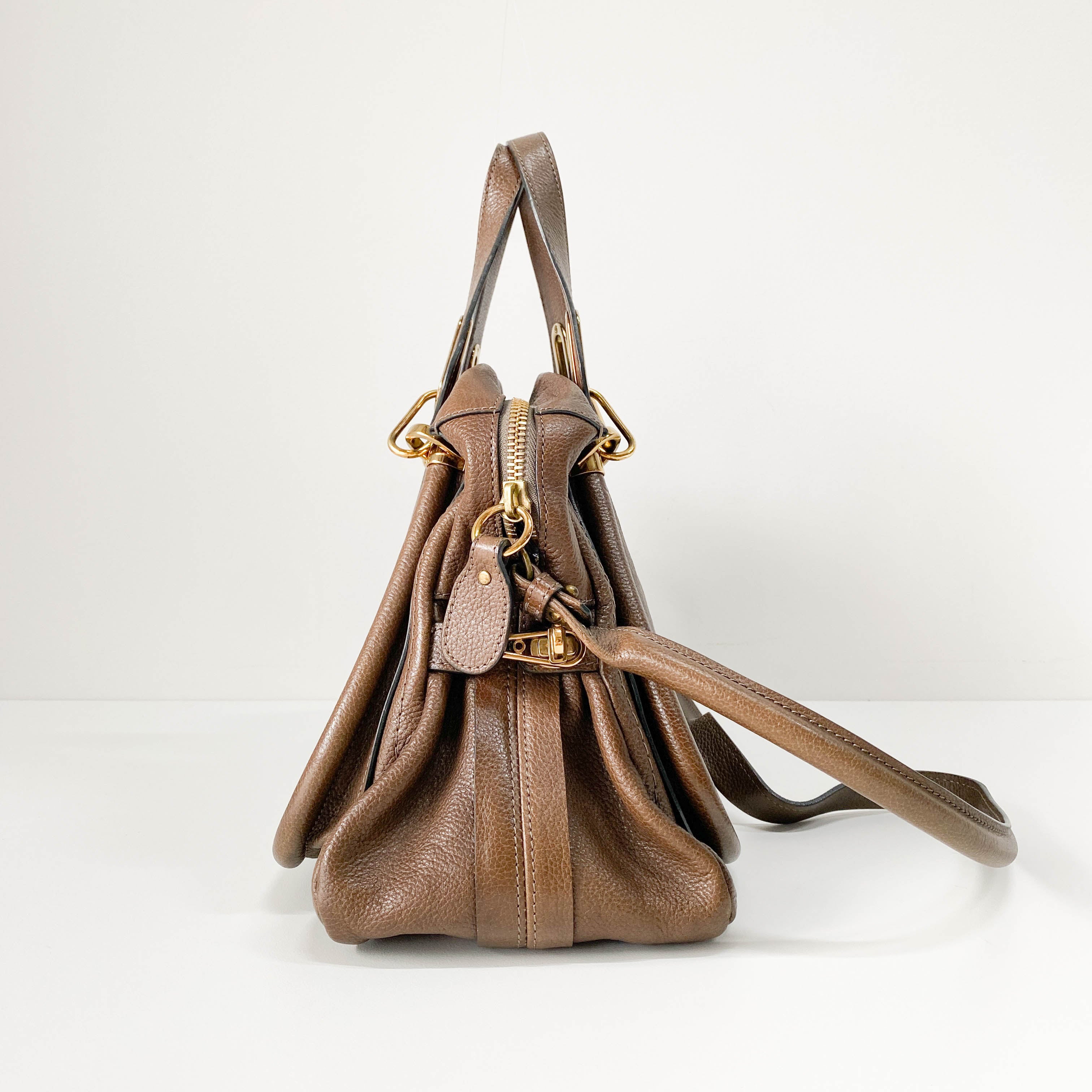 Paraty Brown Leather Two Bag