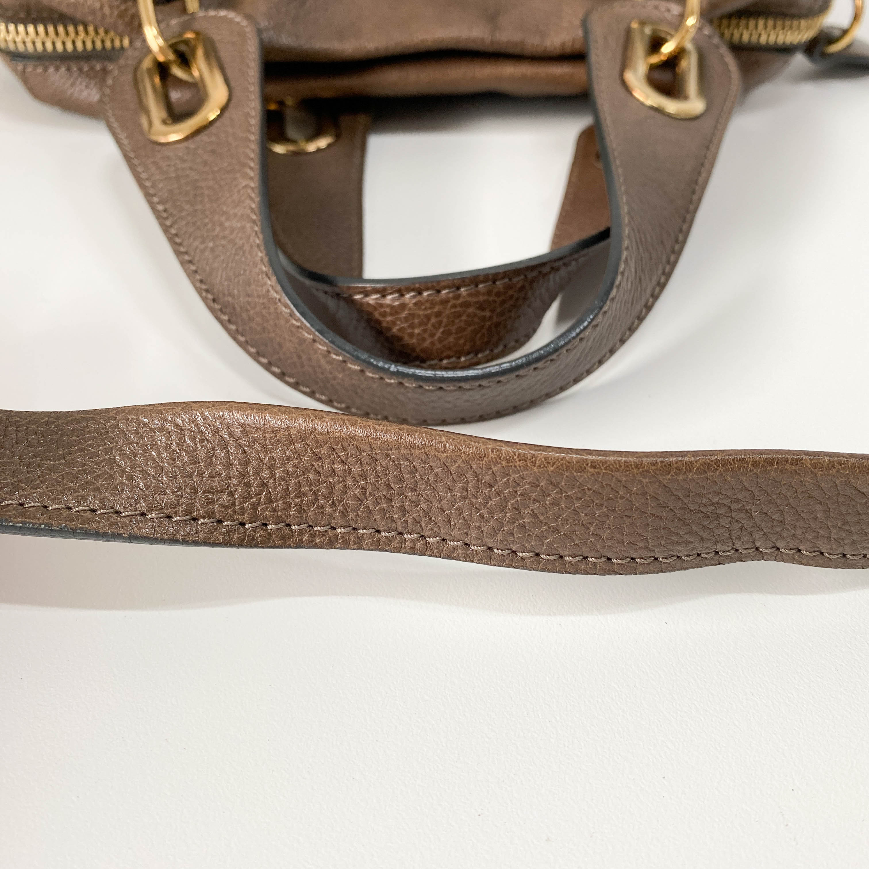 Paraty Brown Leather Two Bag