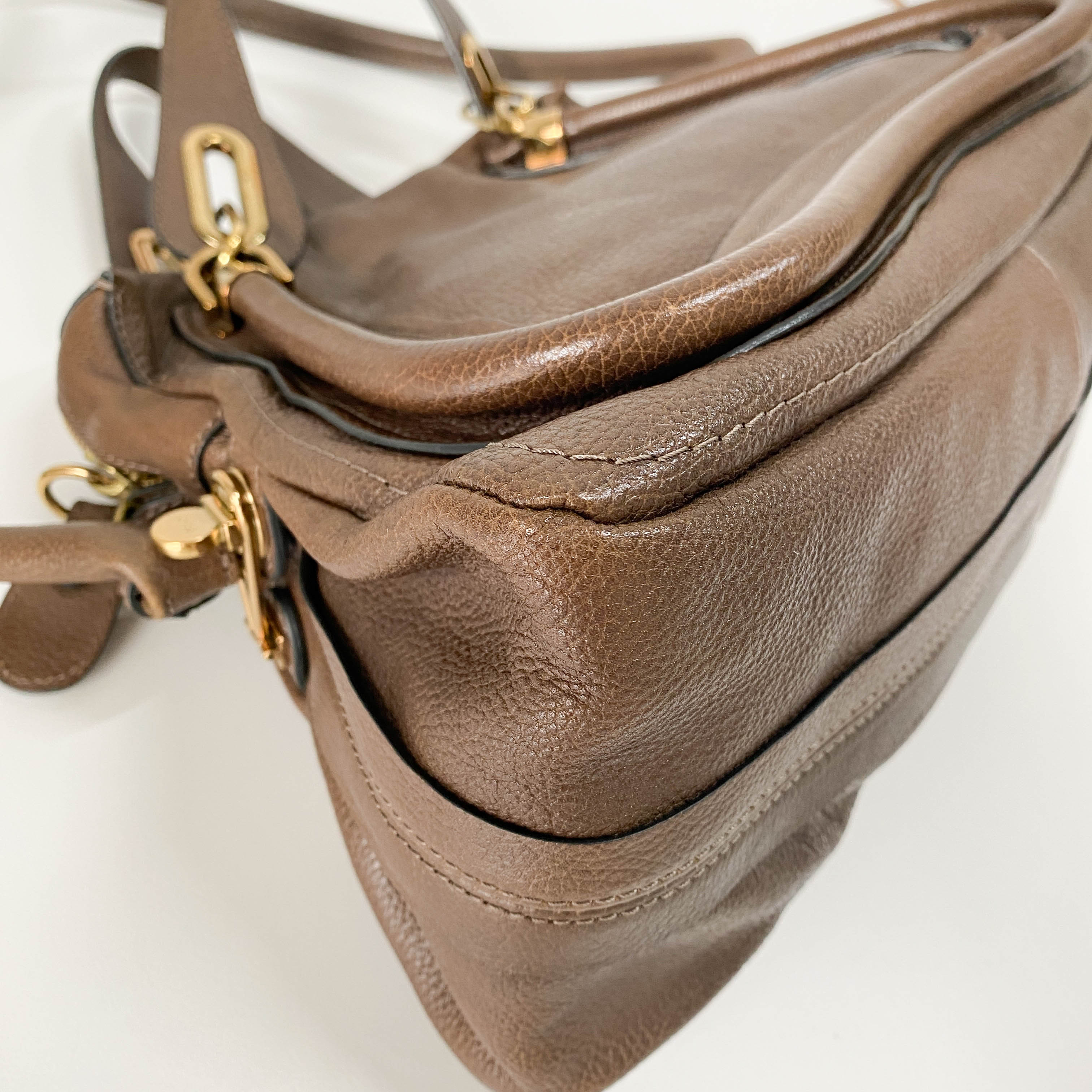 Paraty Brown Leather Two Bag