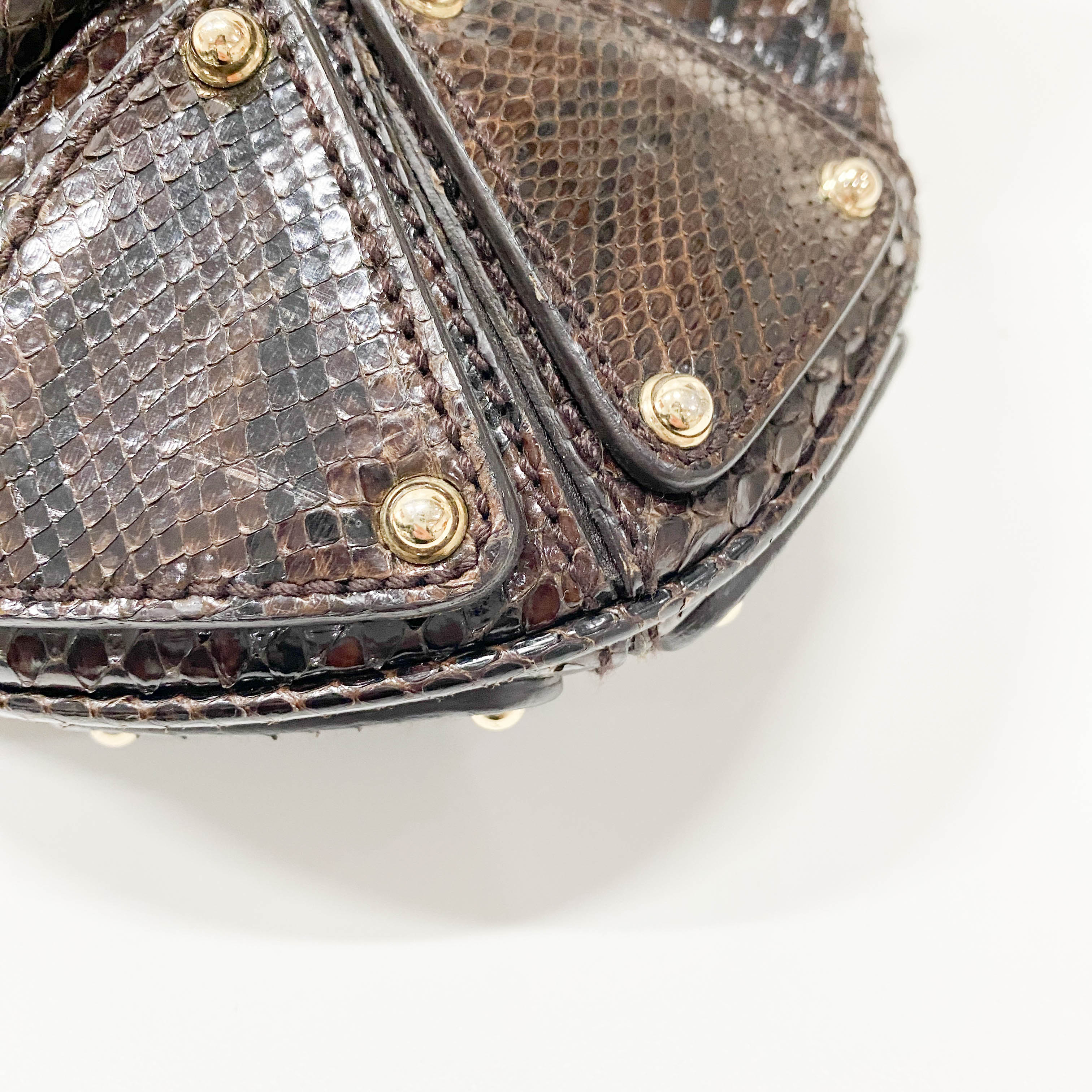 Bamboo Brown Shoulder Bag