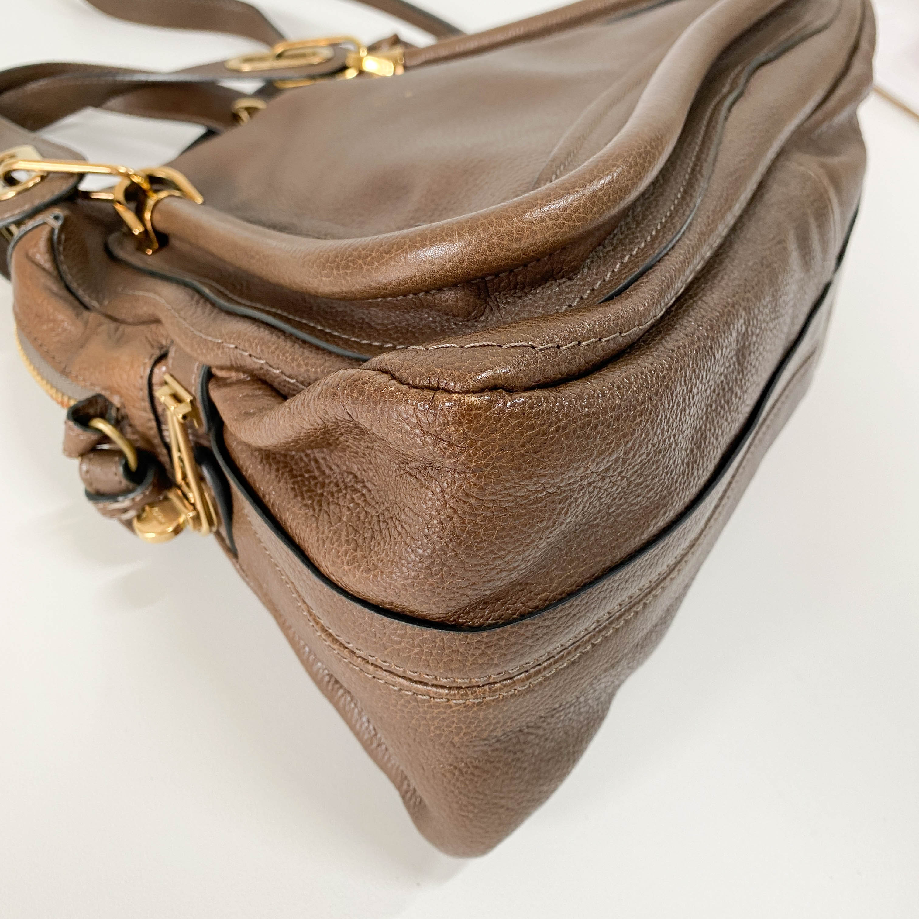 Paraty Brown Leather Two Bag