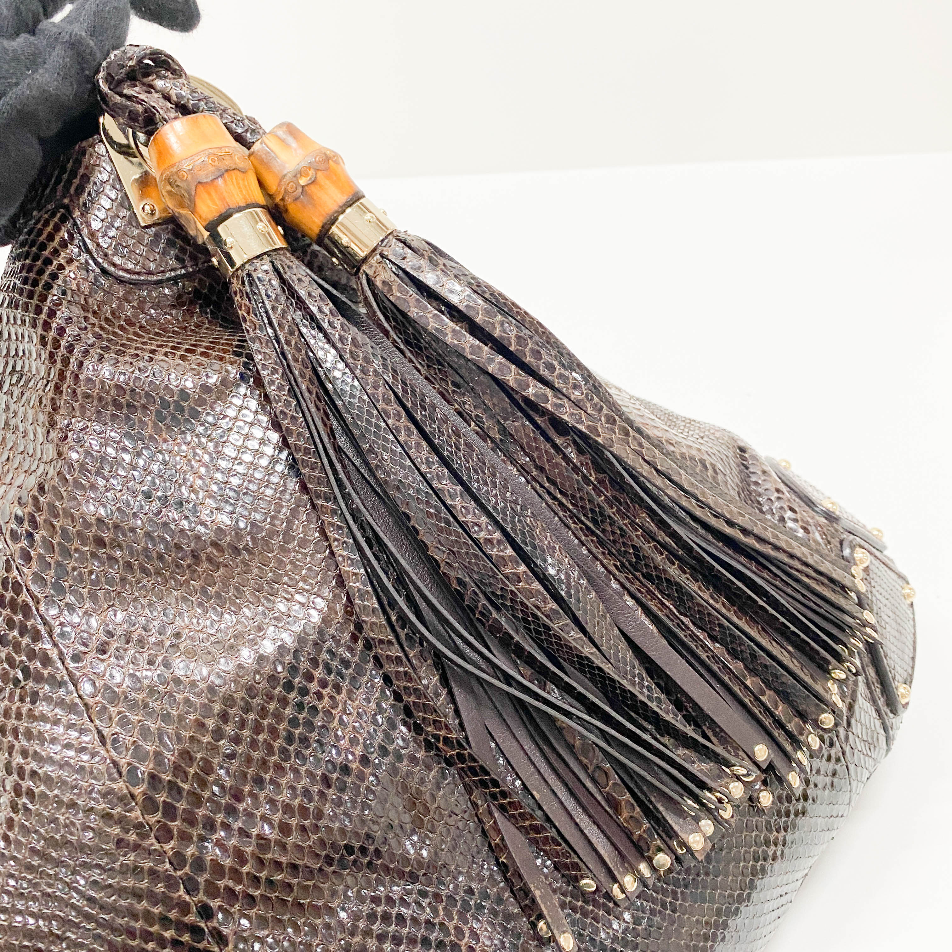 Bamboo Brown Shoulder Bag