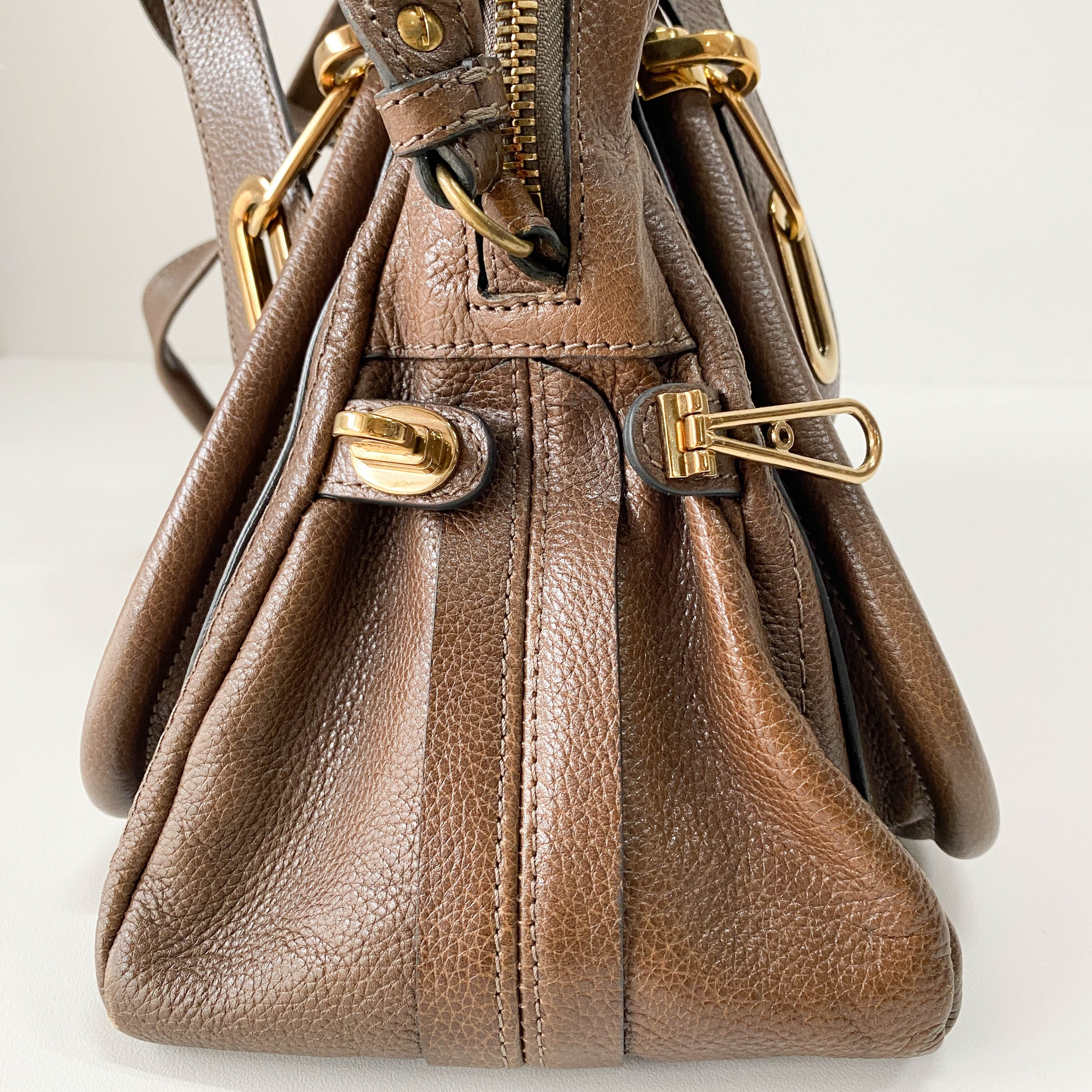 Paraty Brown Leather Two Bag