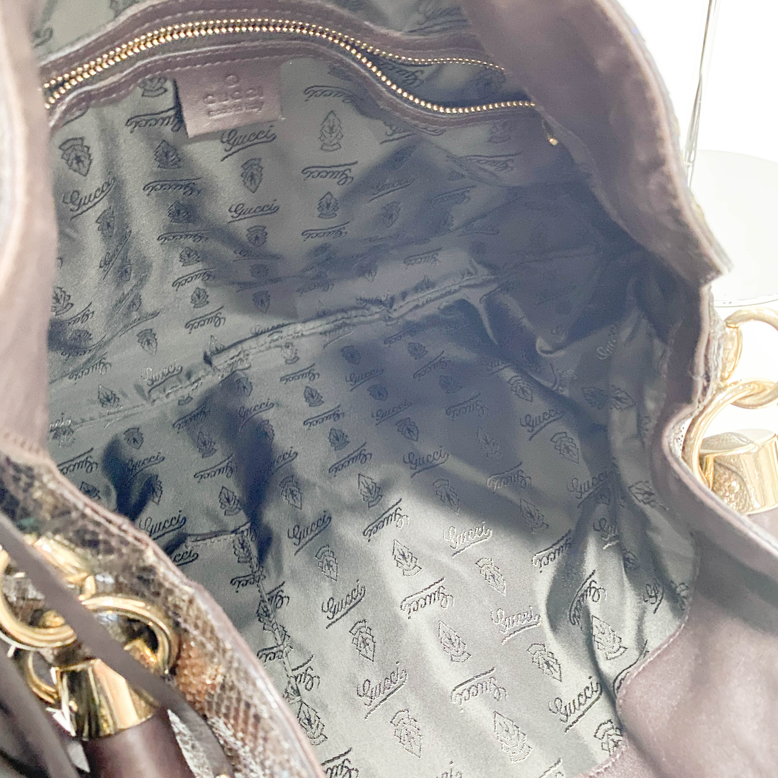 Bamboo Brown Shoulder Bag