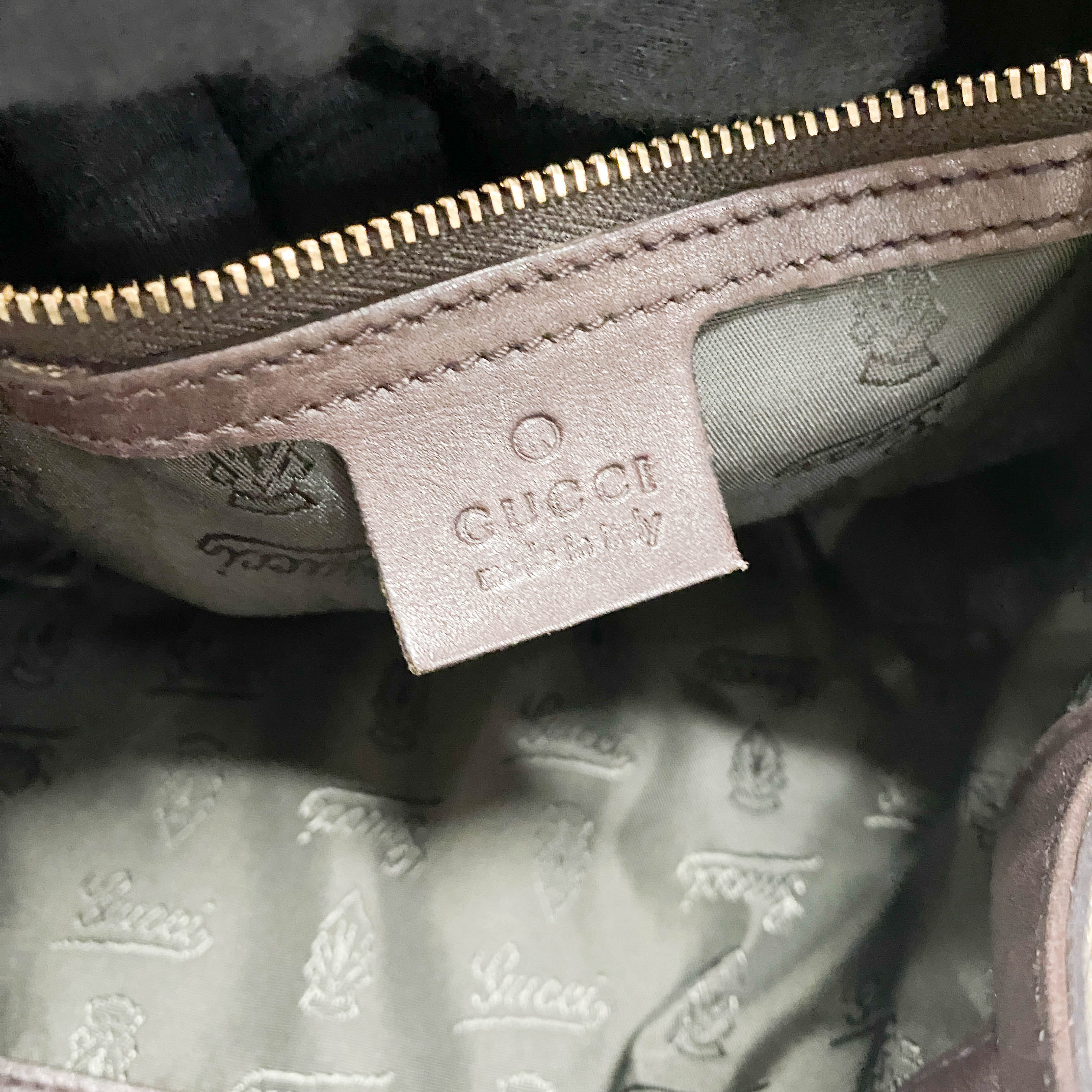 Bamboo Brown Shoulder Bag