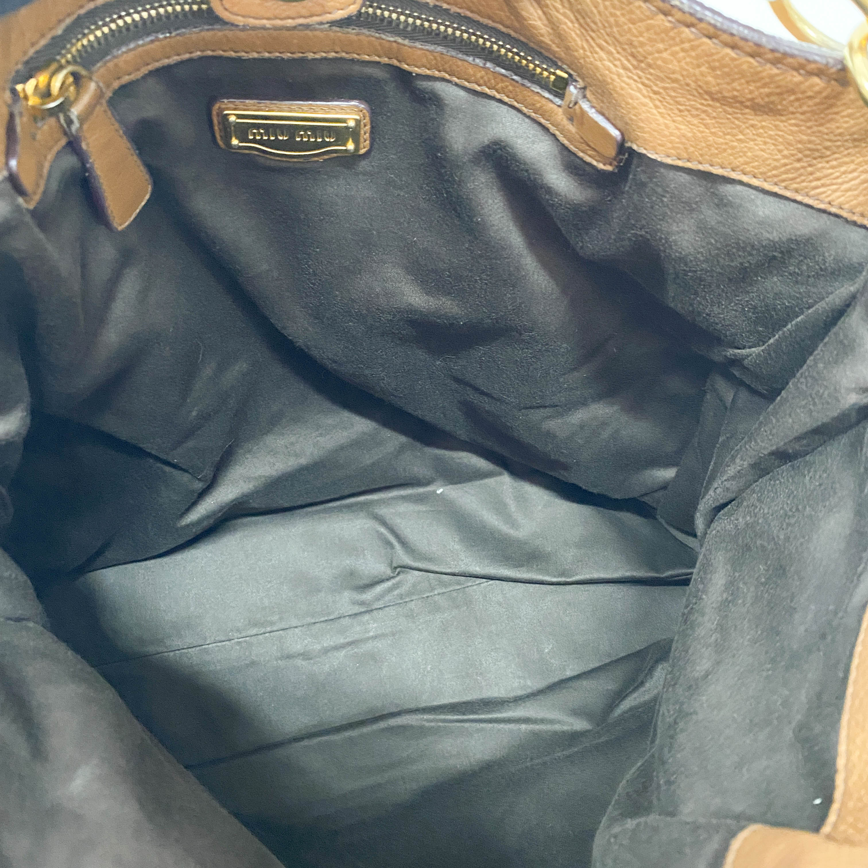 Vintage Brown Leather Shoulder Bag