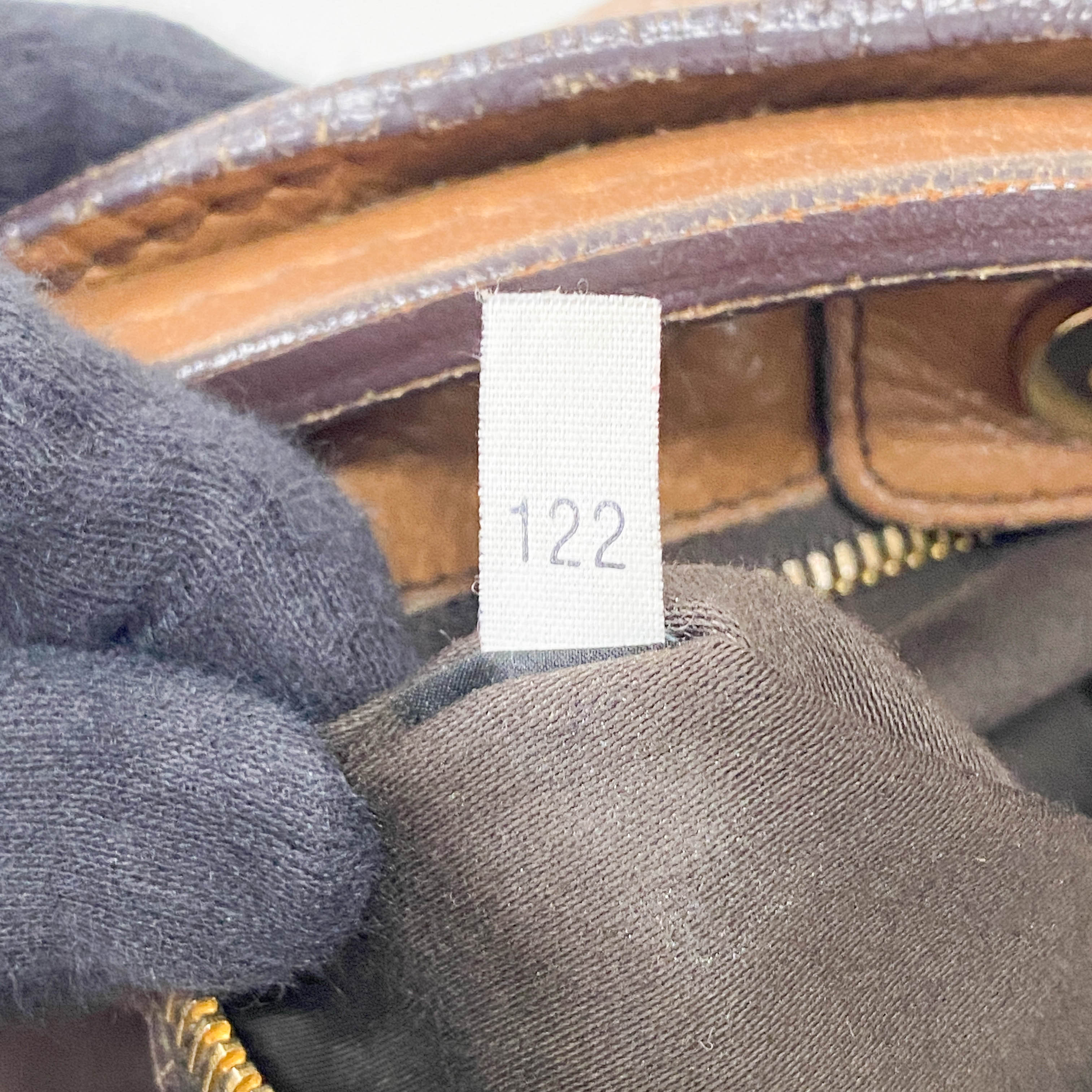 Vintage Brown Leather Shoulder Bag