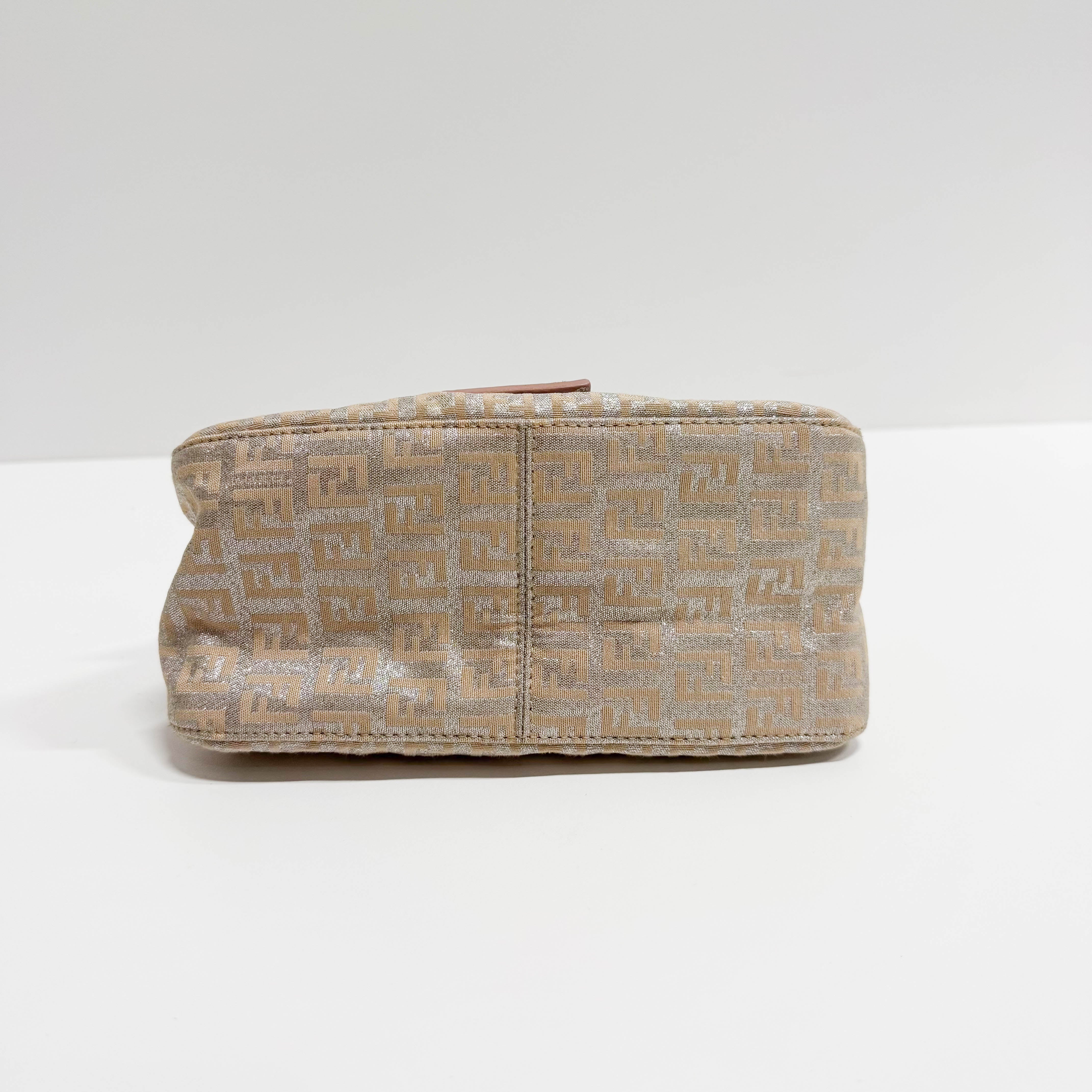 Zucchino Mini Mamma Baguette Pink Canvas Shoulder Bag