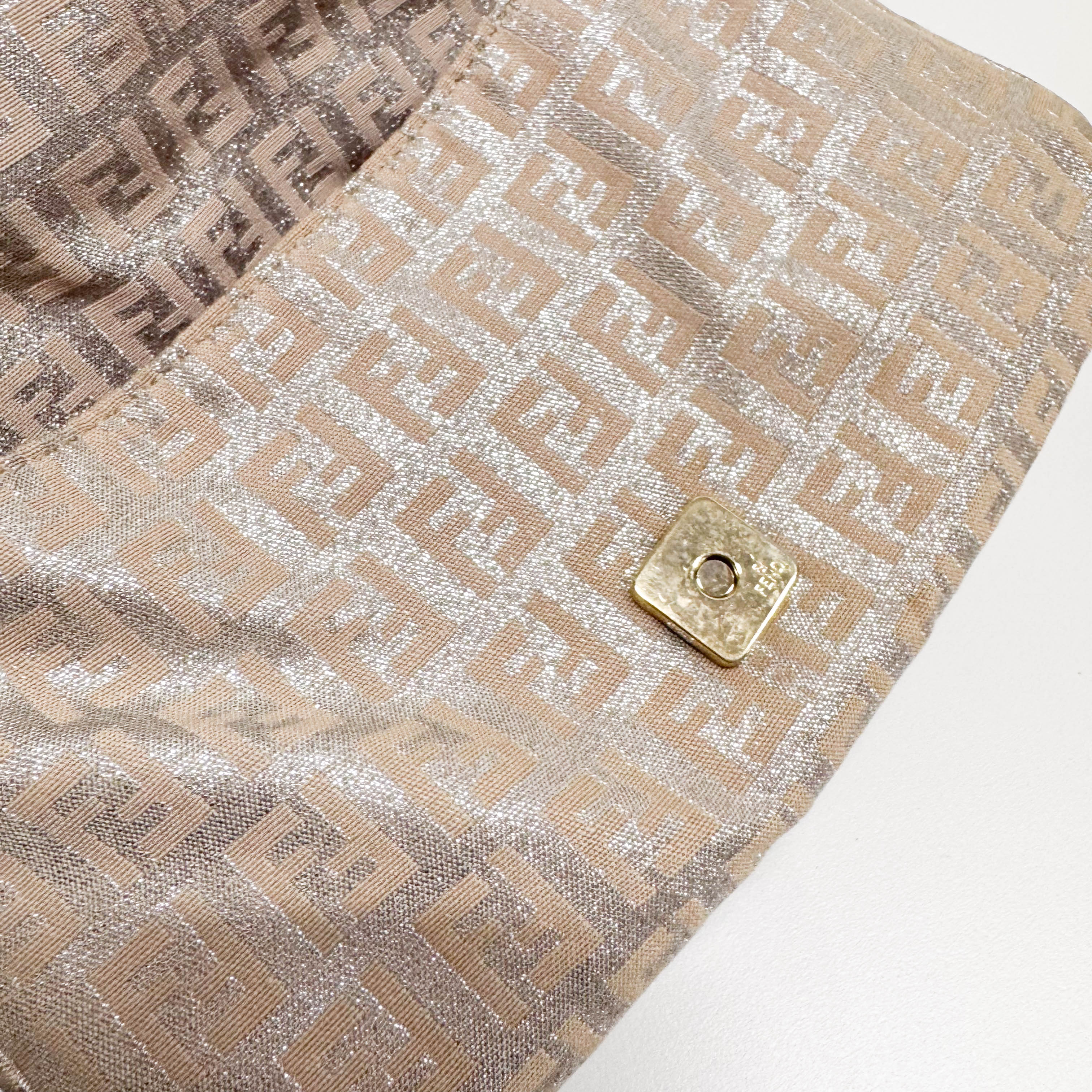 Zucchino Mini Mamma Baguette Pink Canvas Shoulder Bag