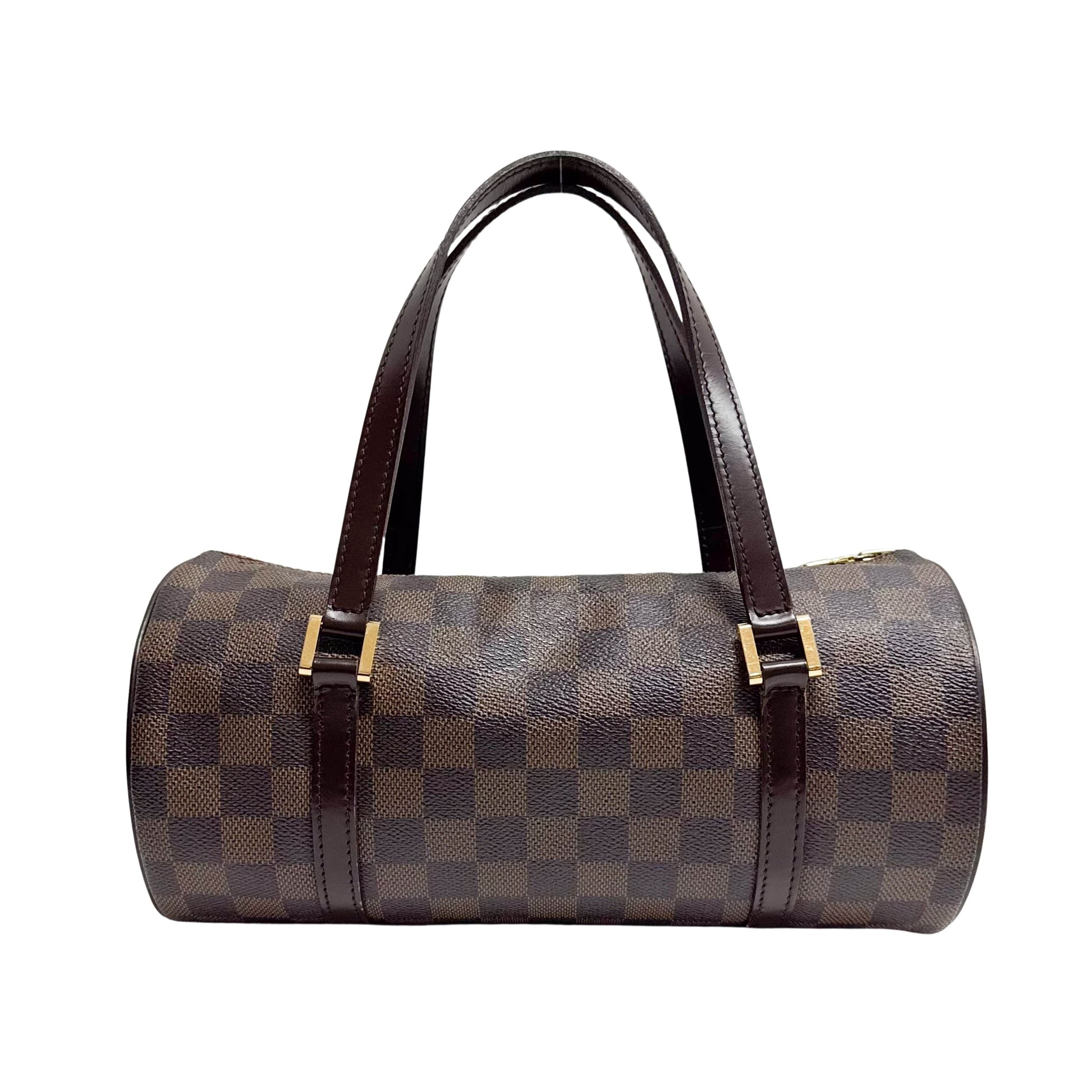 Papillon 30 Damier Brown Canvas Shoulder bag