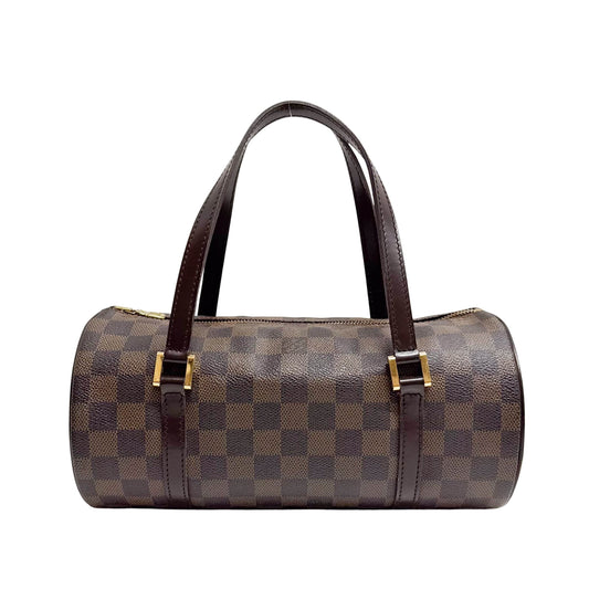 Papillon 30 Damier Brown Canvas Shoulder bag