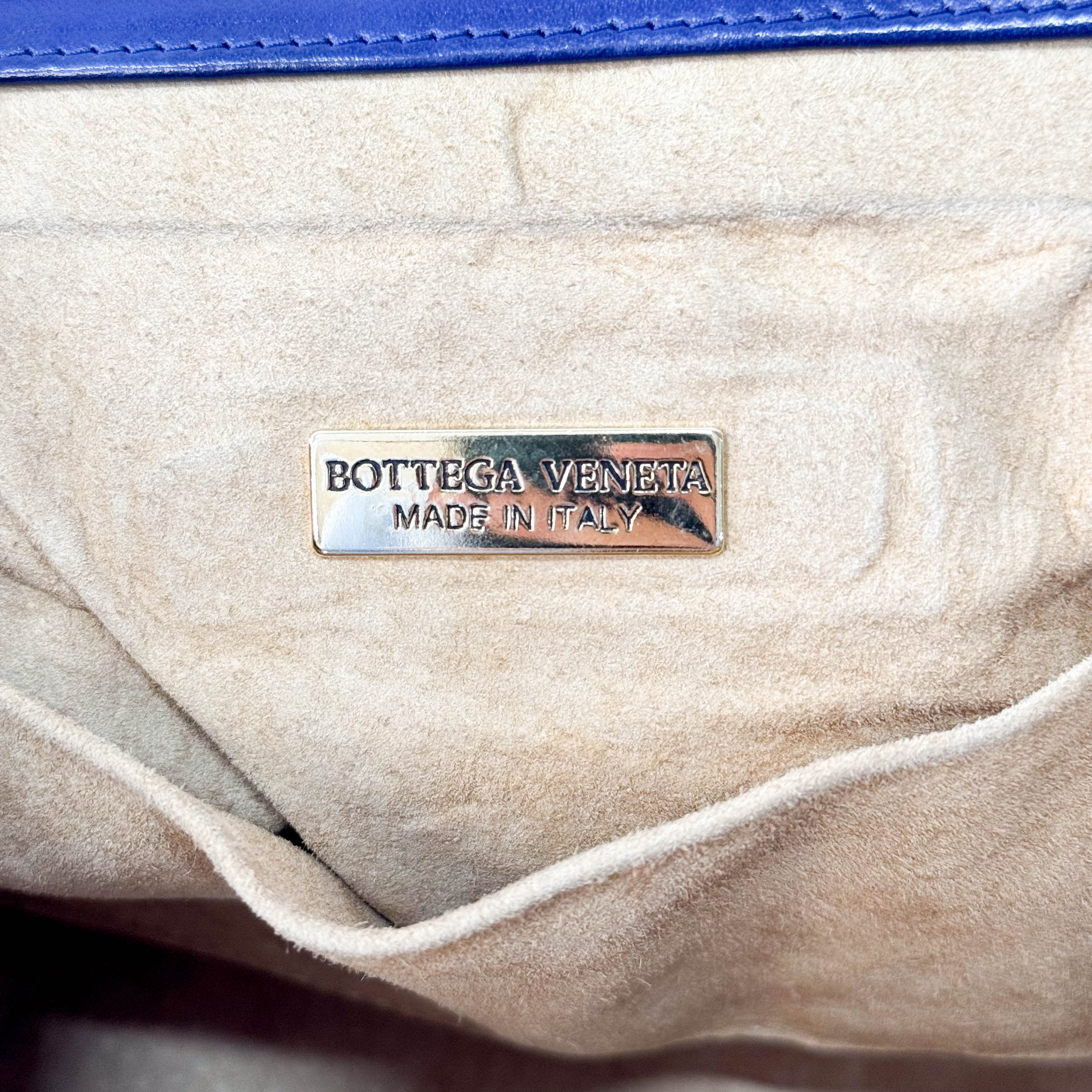 Intrecciato Clasp Purse Shoulder Bag