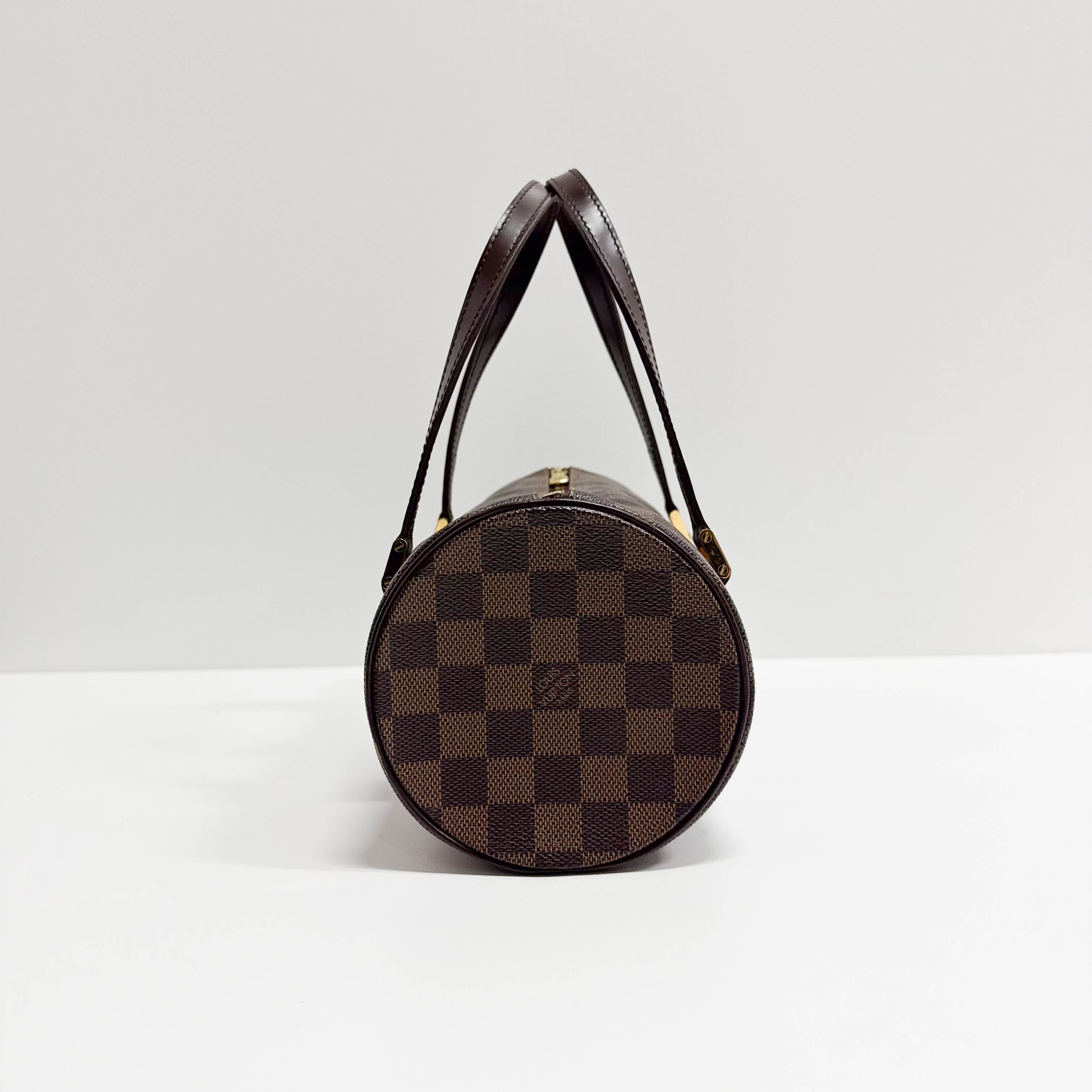 Papillon 30 Damier Brown Canvas Shoulder bag