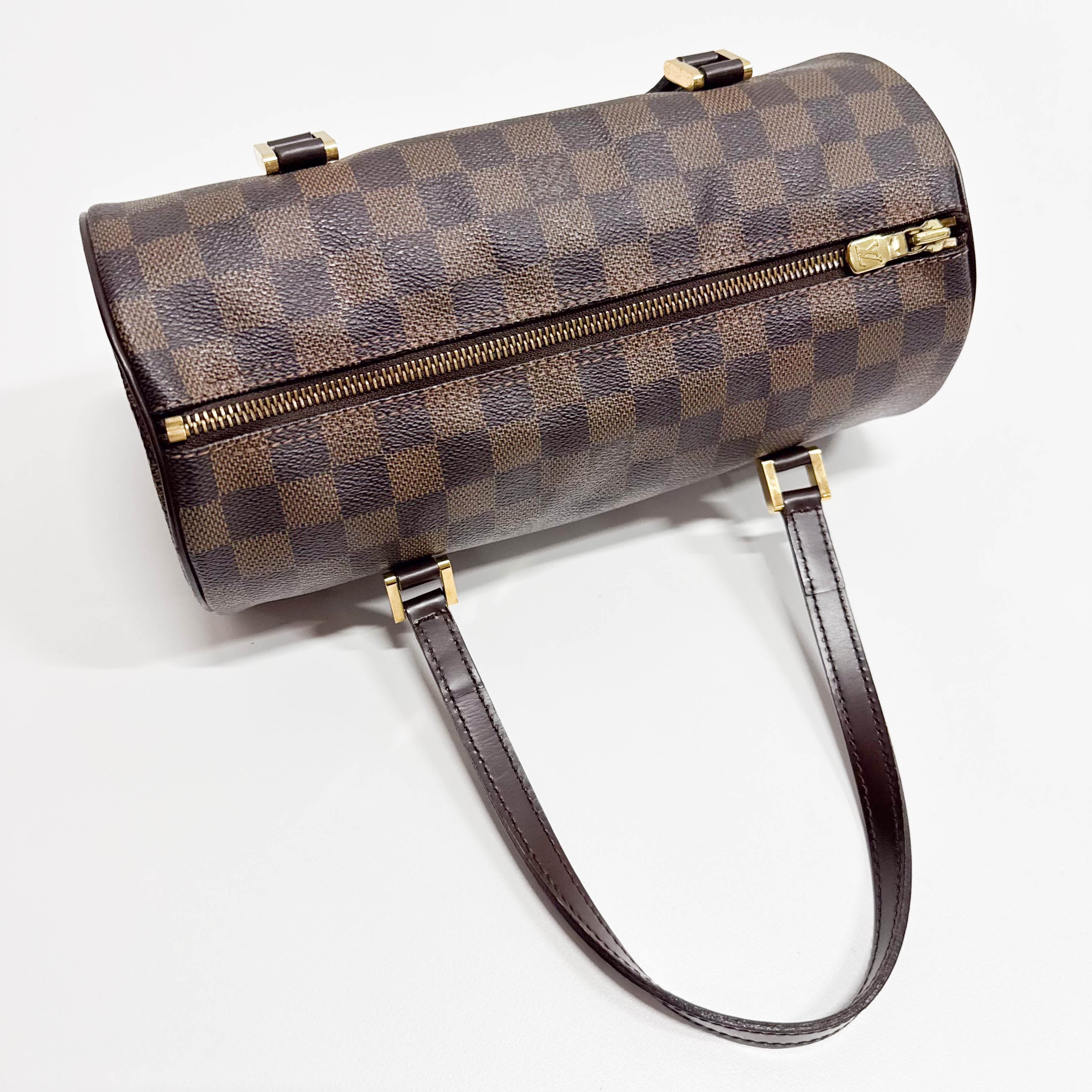 Papillon 30 Damier Brown Canvas Shoulder bag