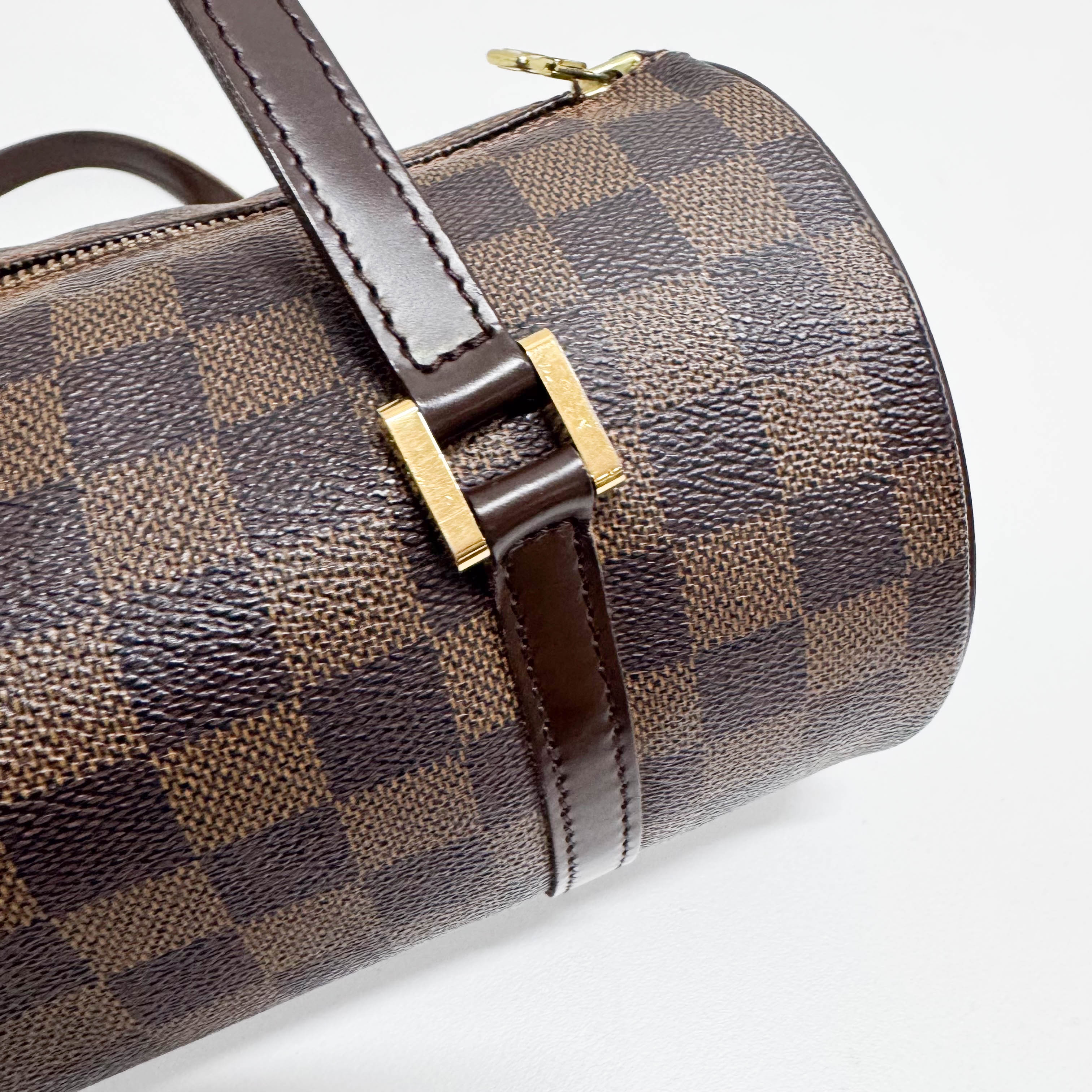 Papillon 30 Damier Brown Canvas Shoulder bag