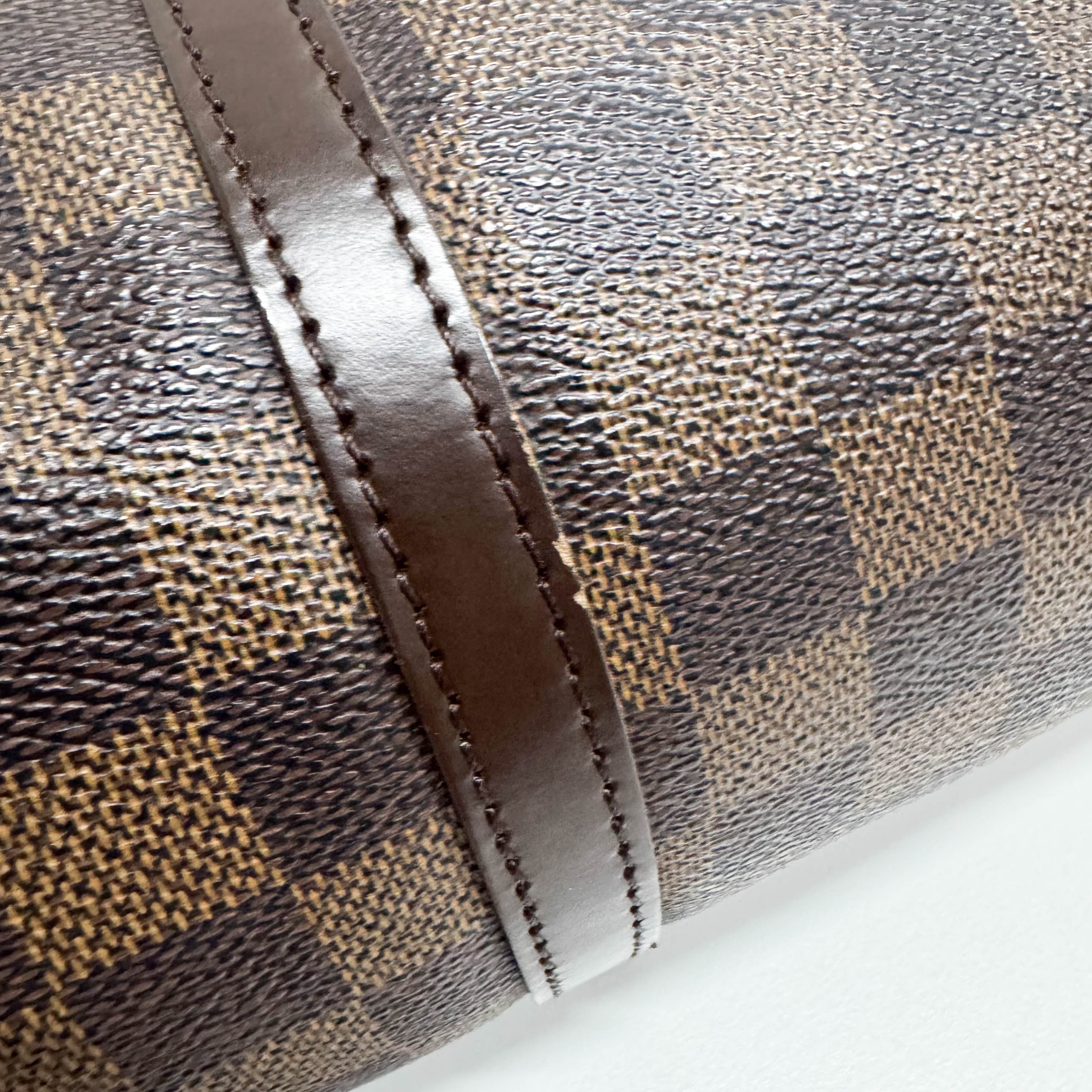 Papillon 30 Damier Brown Canvas Shoulder bag