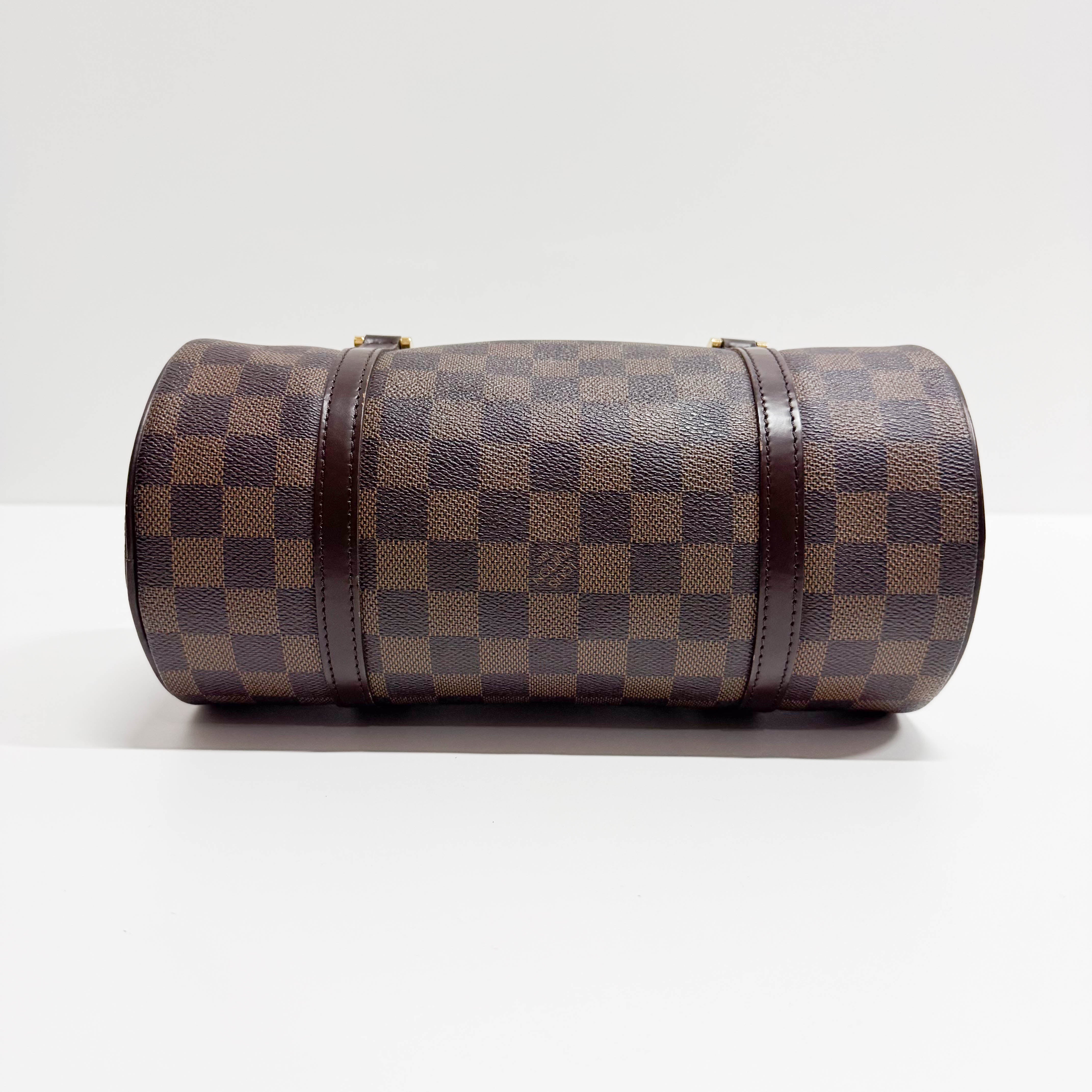 Papillon 30 Damier Brown Canvas Shoulder bag