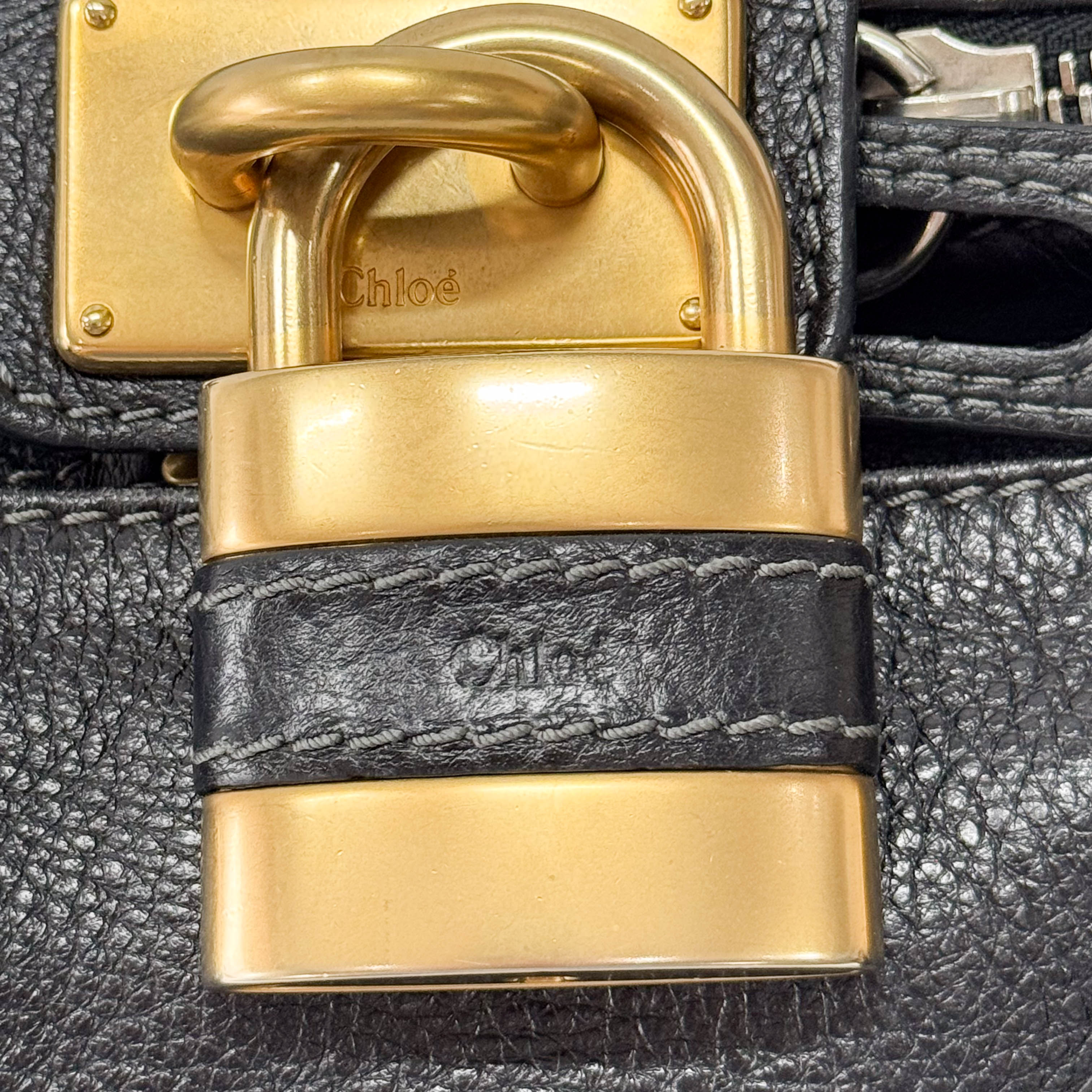 Paddington Black Leather Shoulder Bag