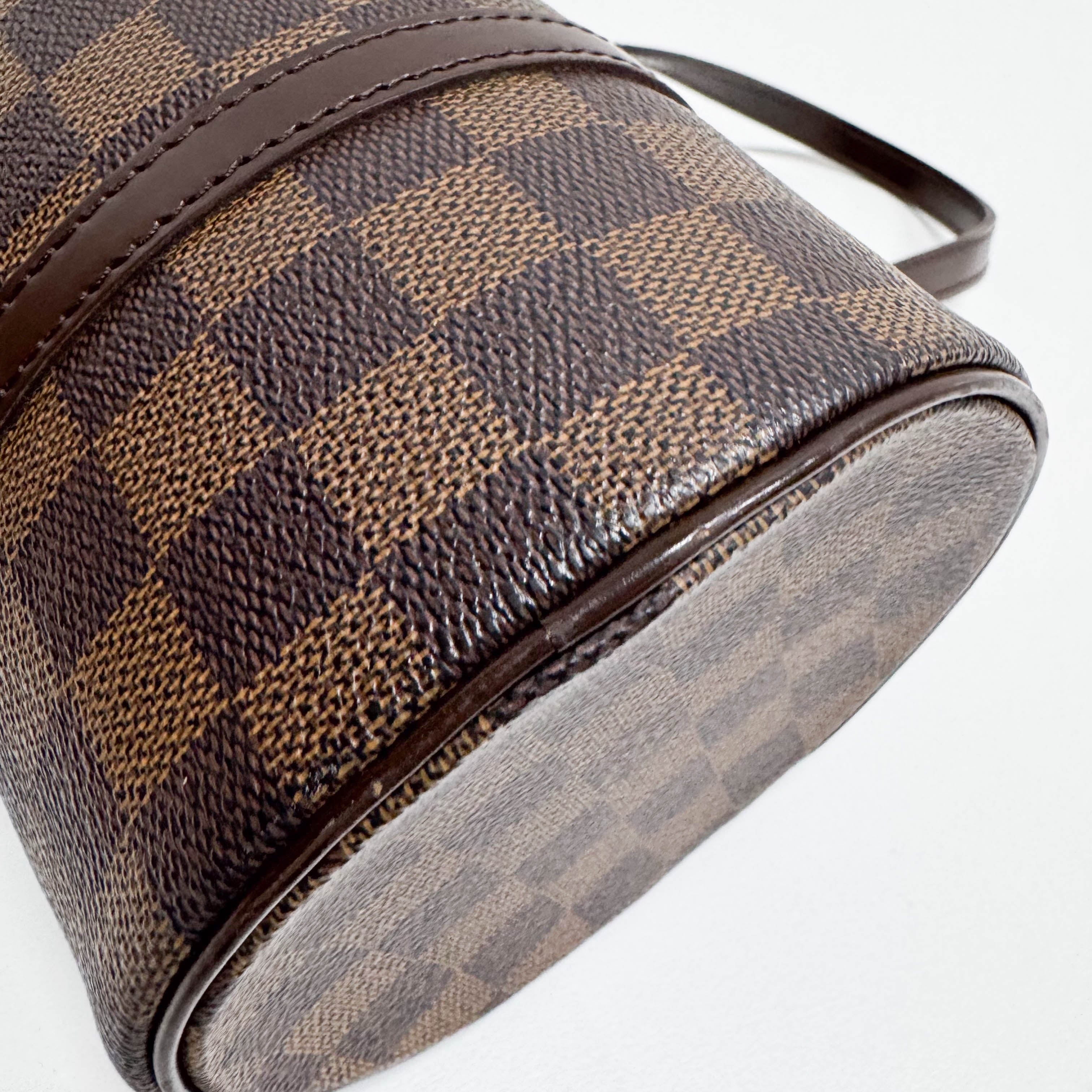 Papillon 30 Damier Brown Canvas Shoulder bag