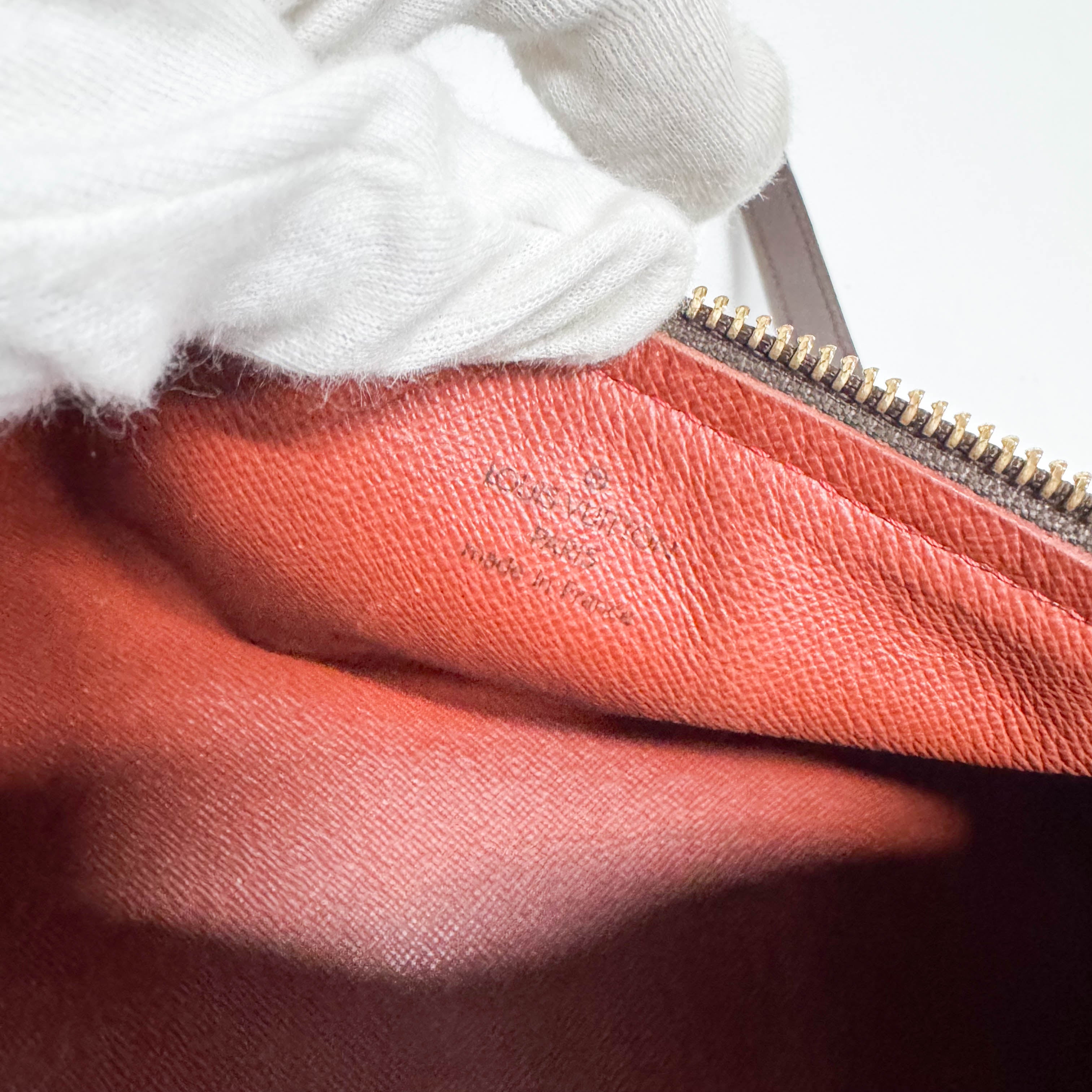 Papillon 30 Damier Brown Canvas Shoulder bag