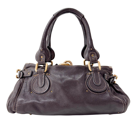 Paddington Dark Brown Leather Shoulder Bag