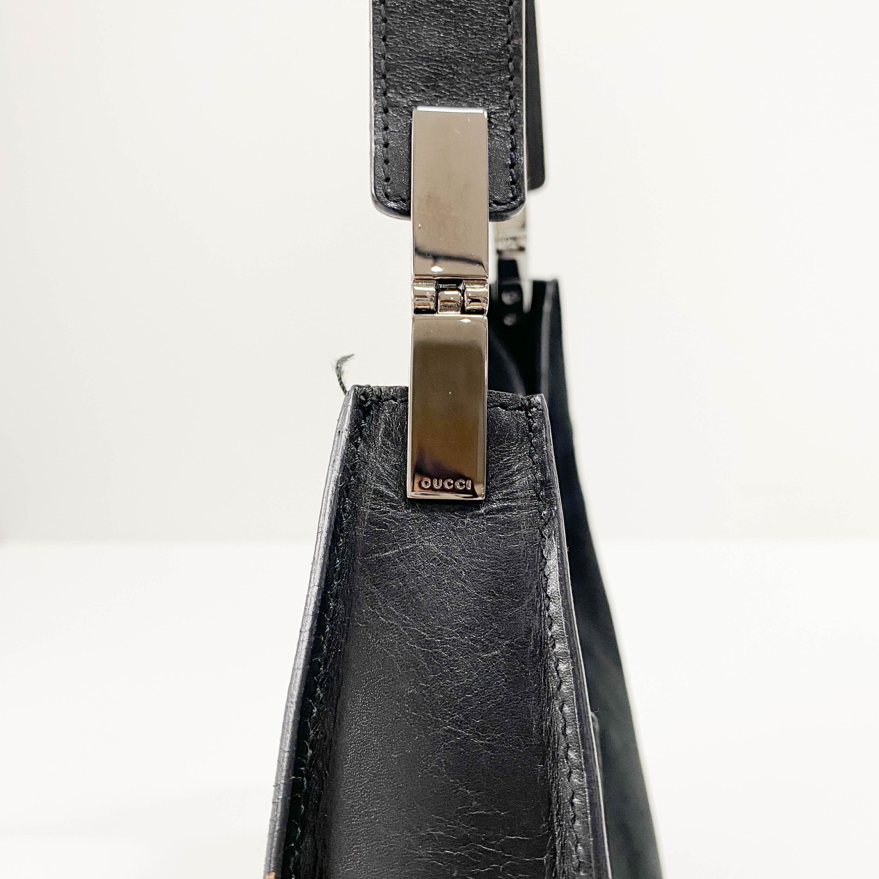 Black Suede Shoulder Bag