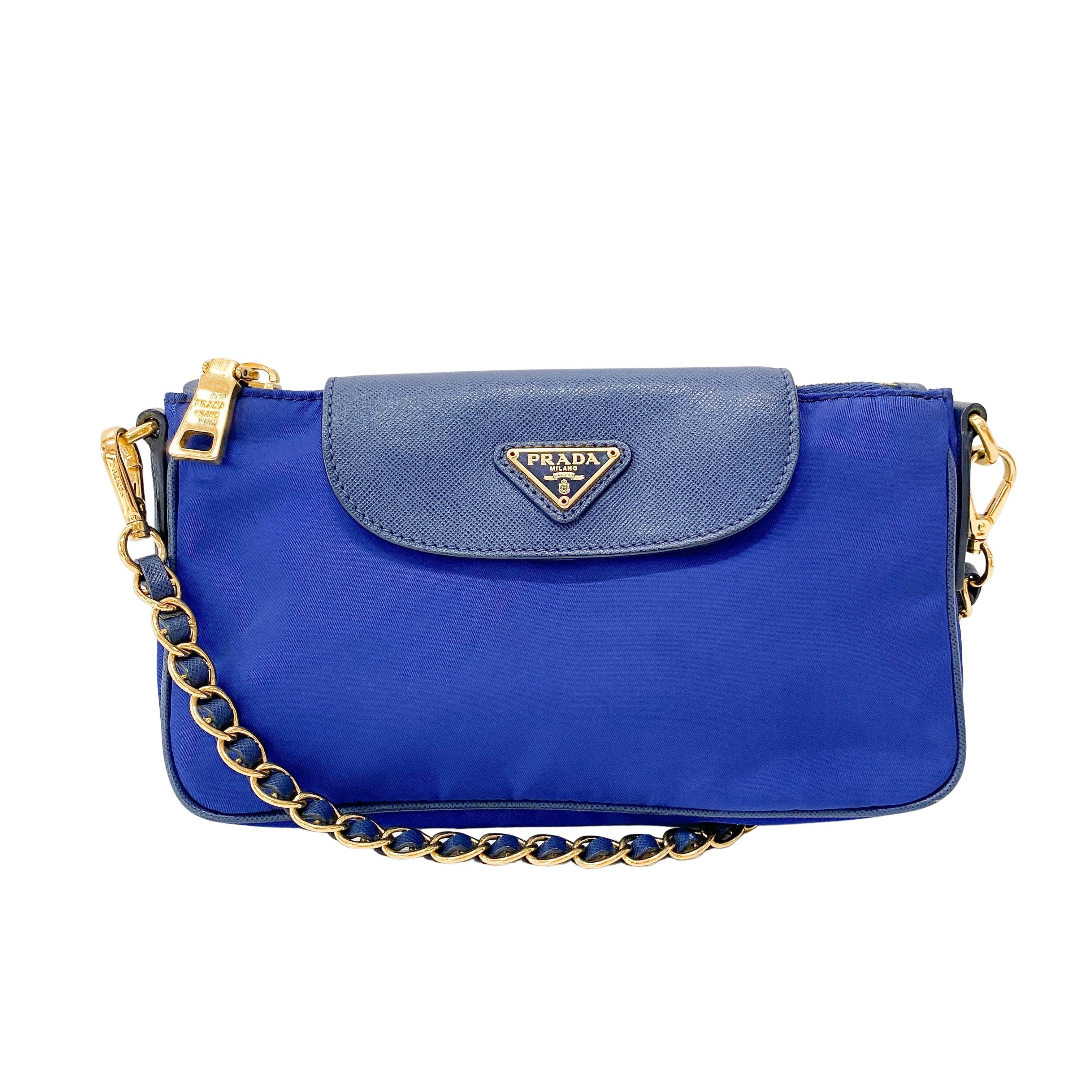 Blue Nylon Bag