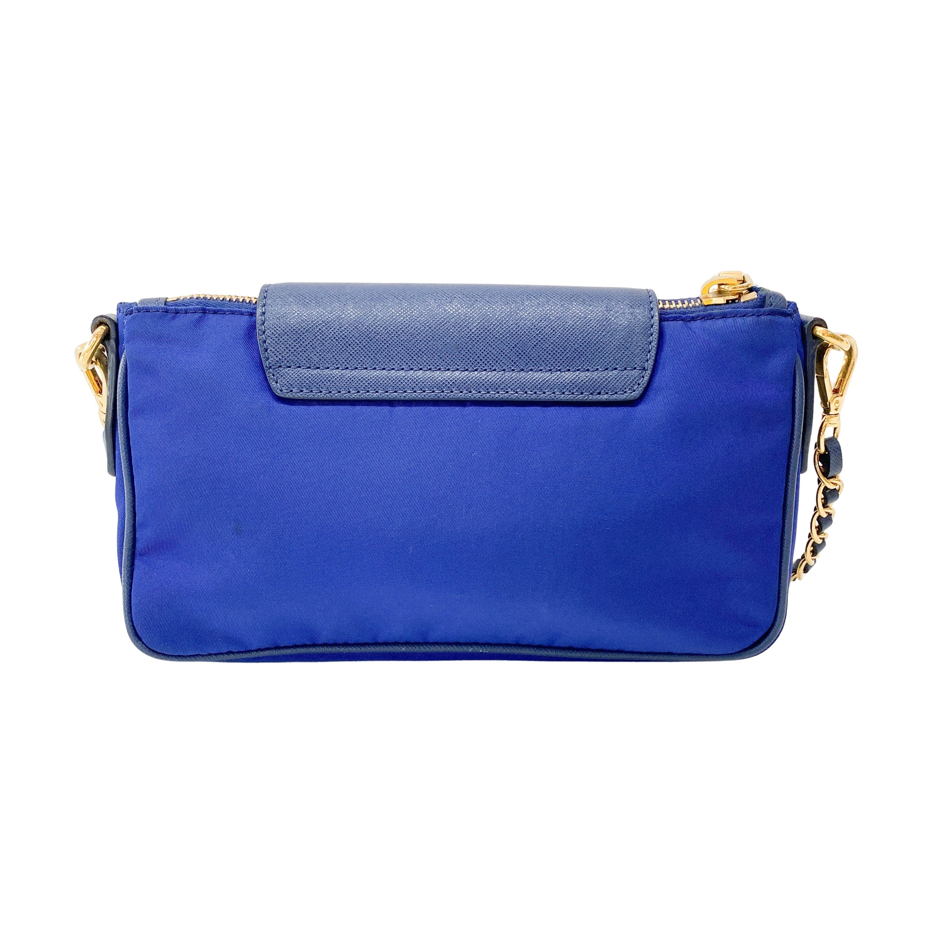Blue Nylon Bag