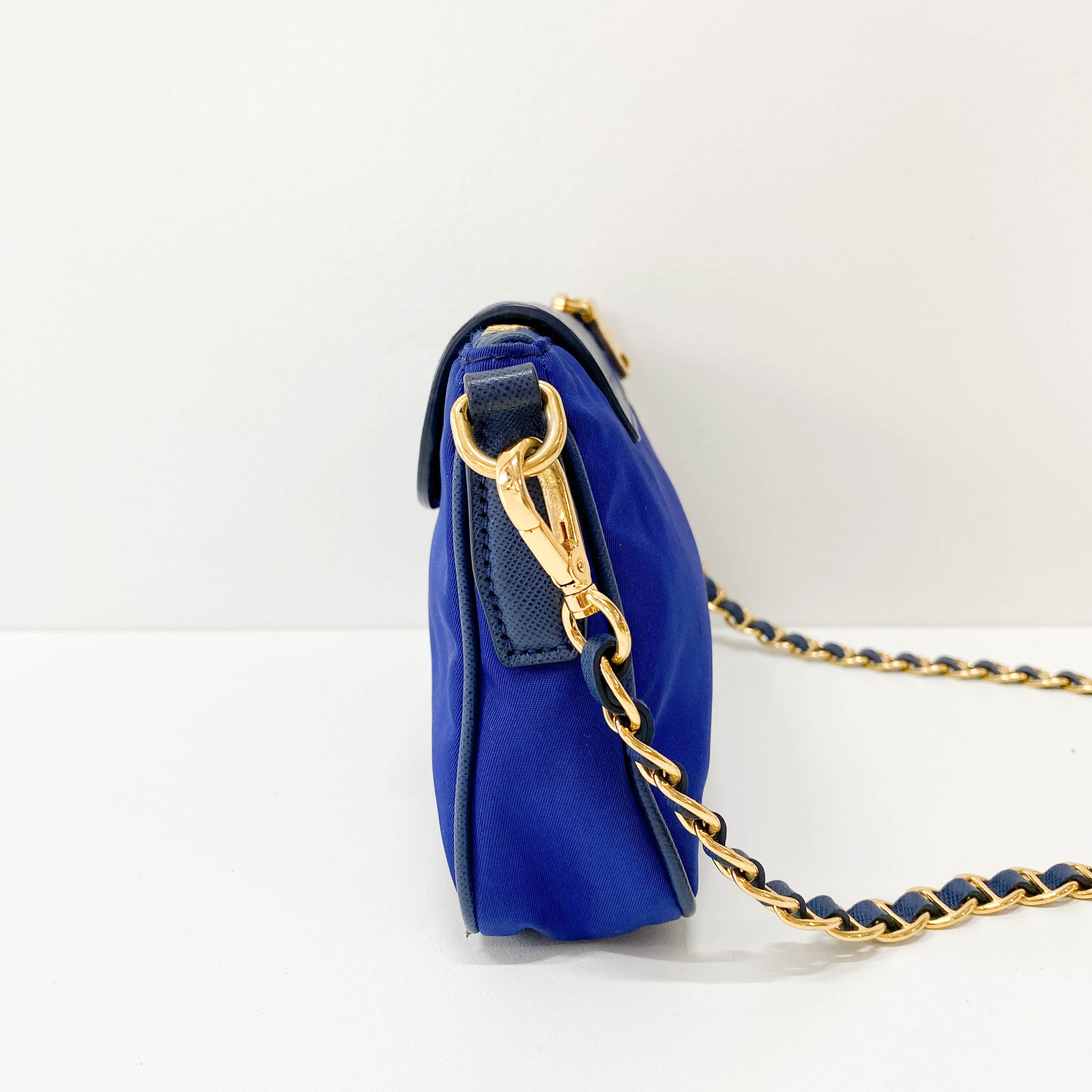 Blue Nylon Bag