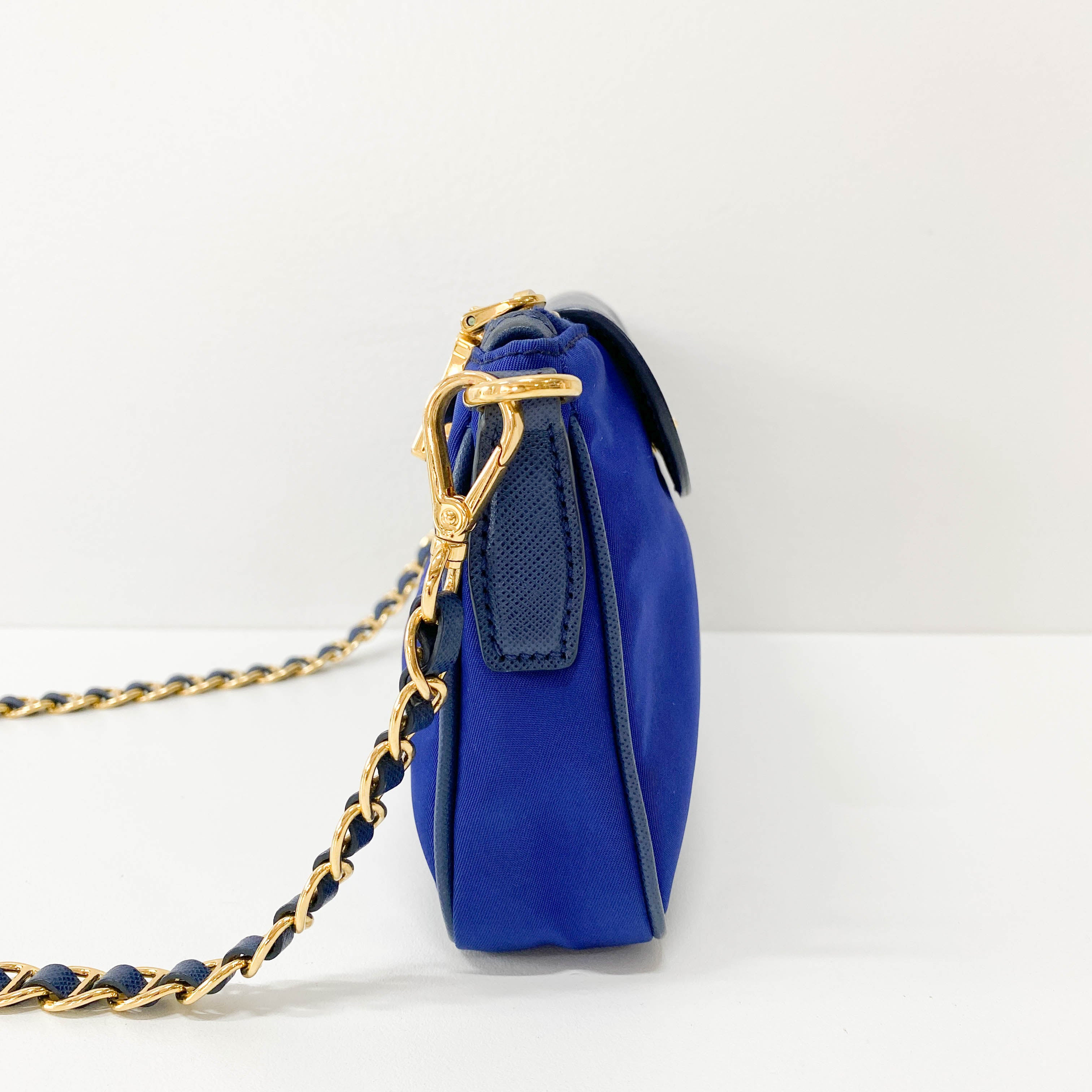 Blue Nylon Bag