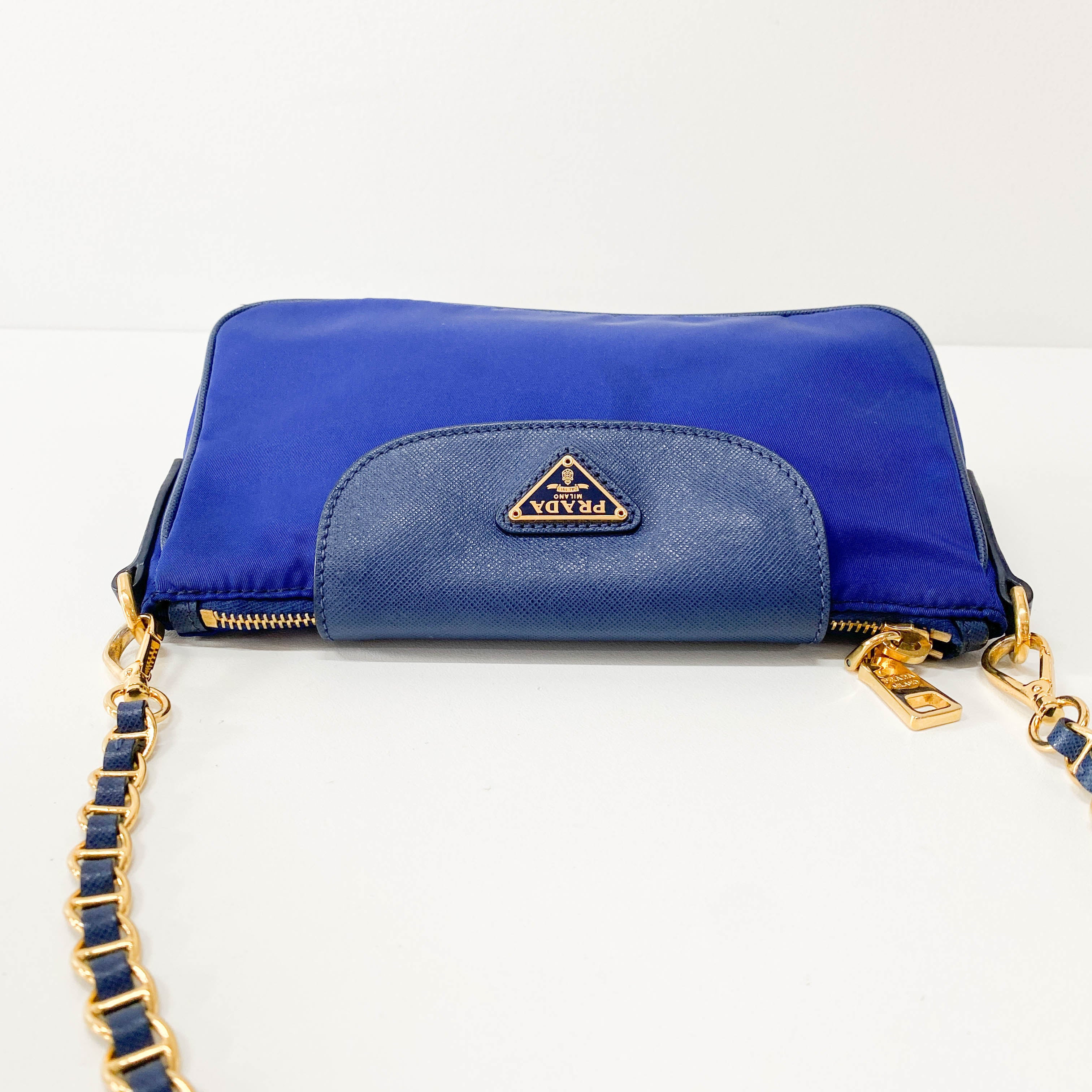 Blue Nylon Bag