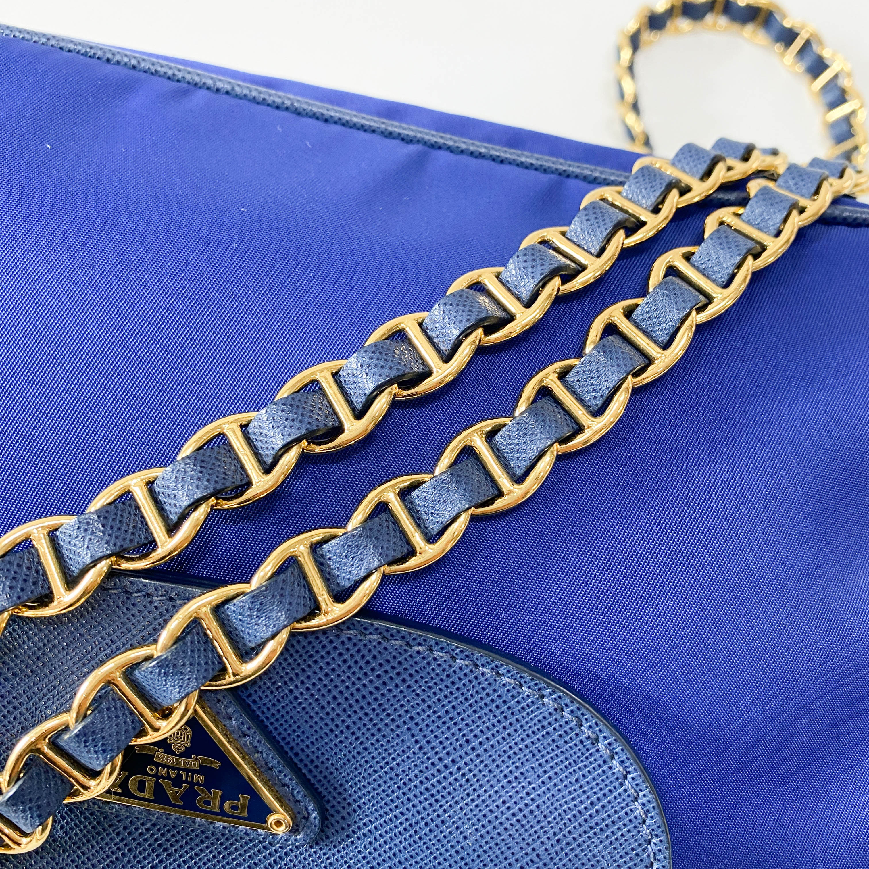 Blue Nylon Bag