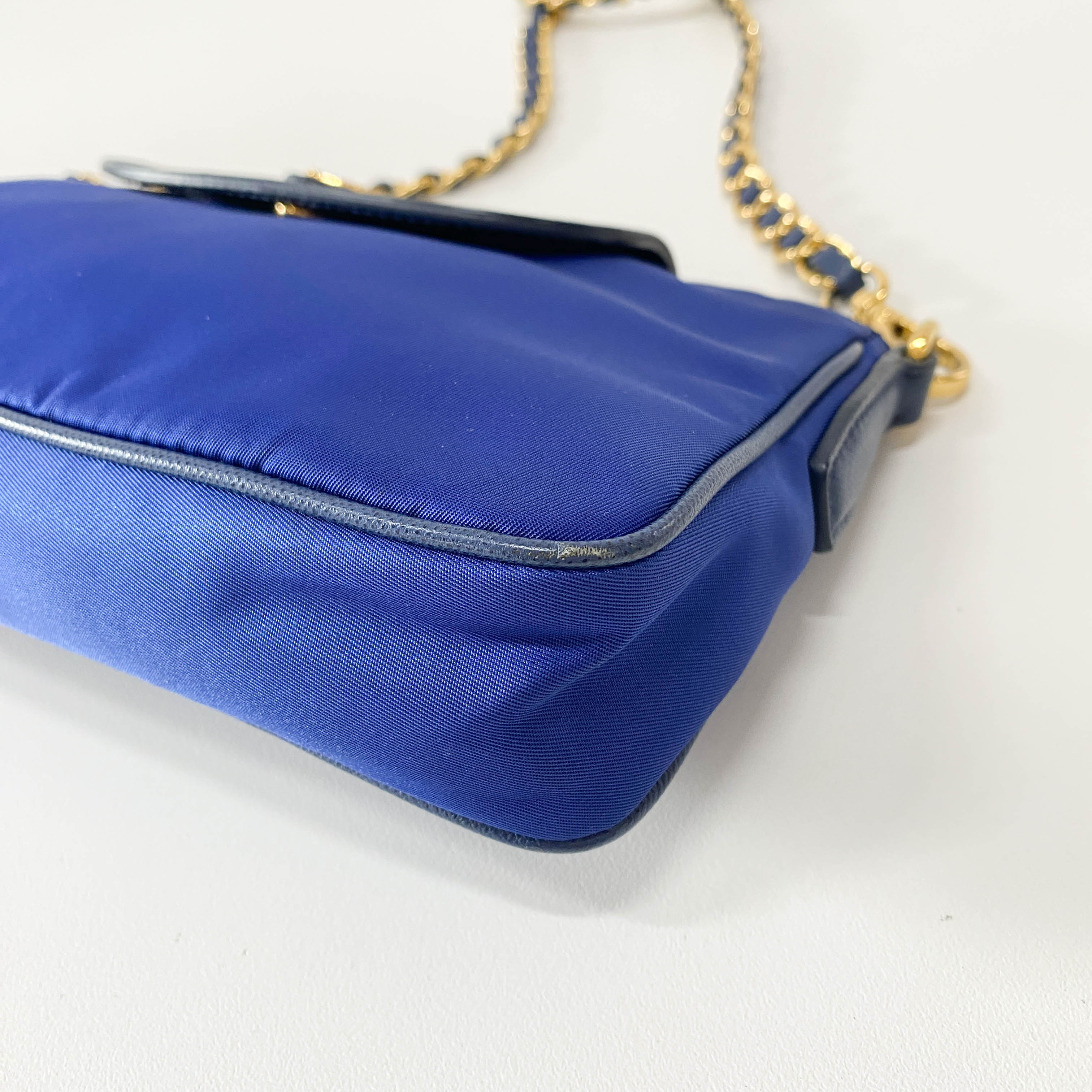 Blue Nylon Bag