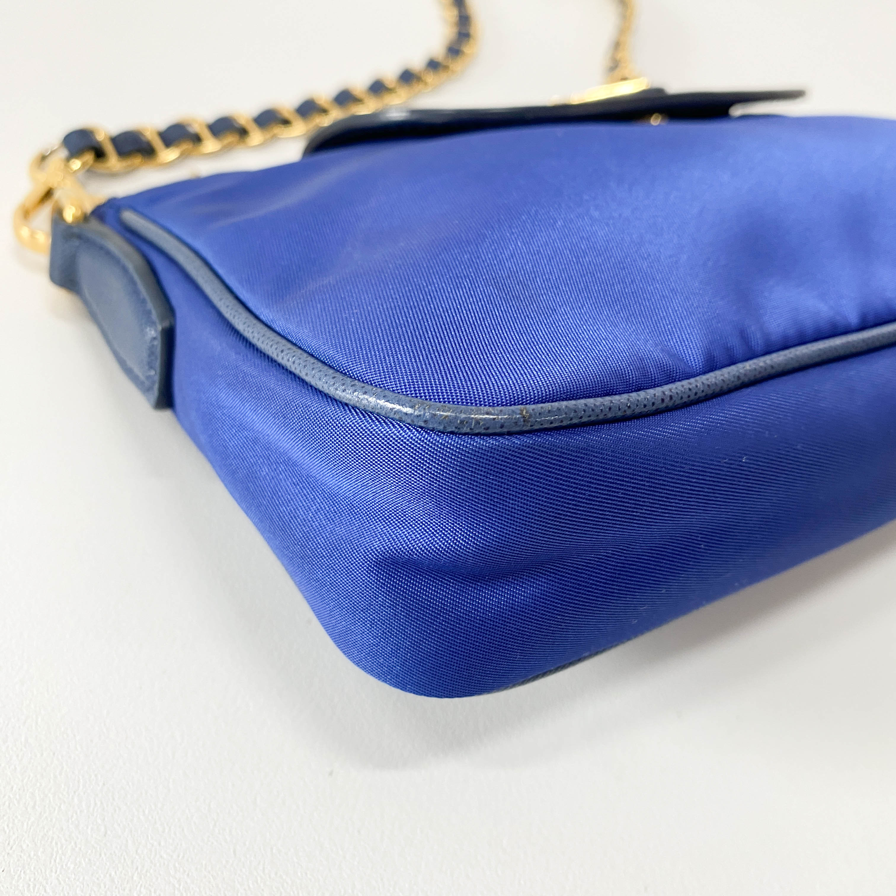 Blue Nylon Bag