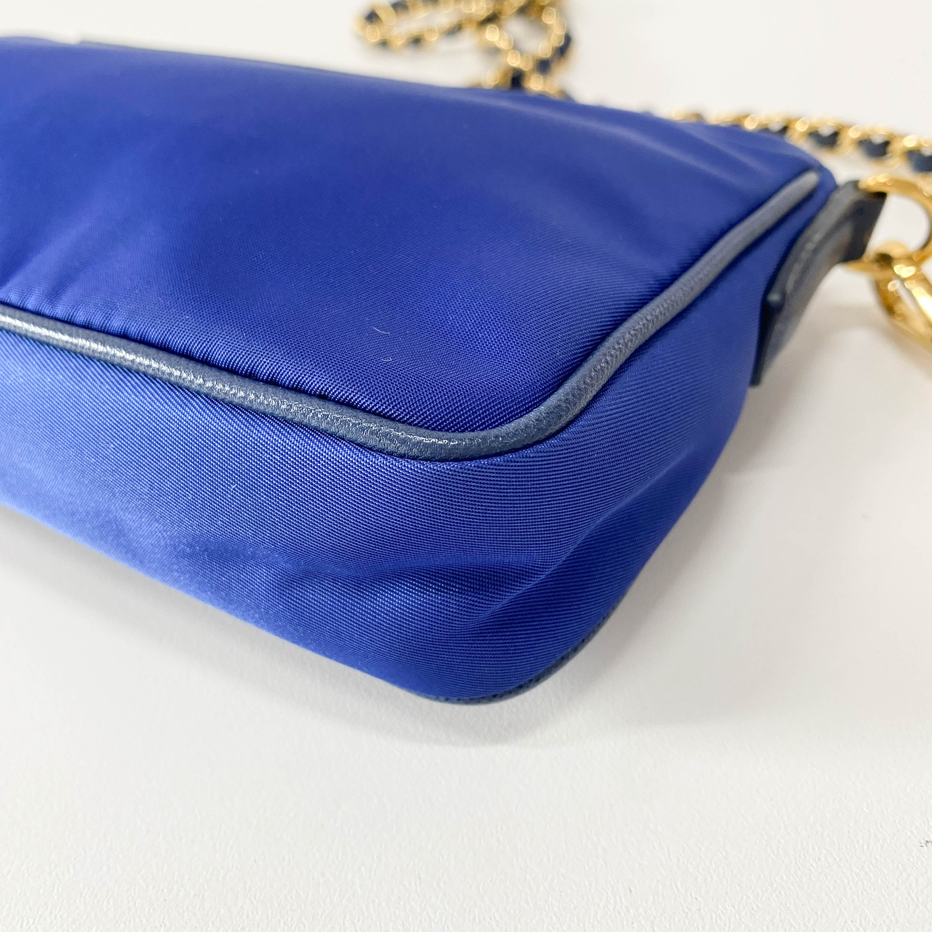 Blue Nylon Bag