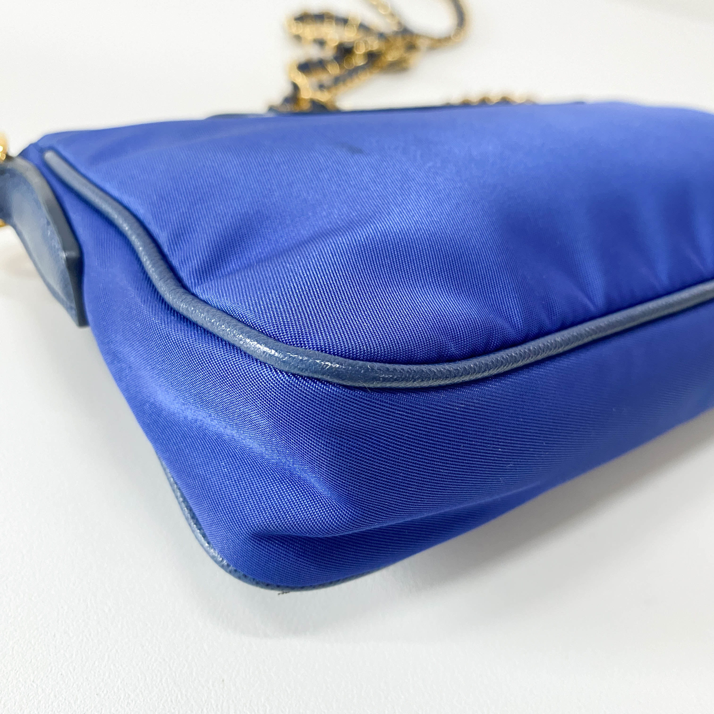 Blue Nylon Bag
