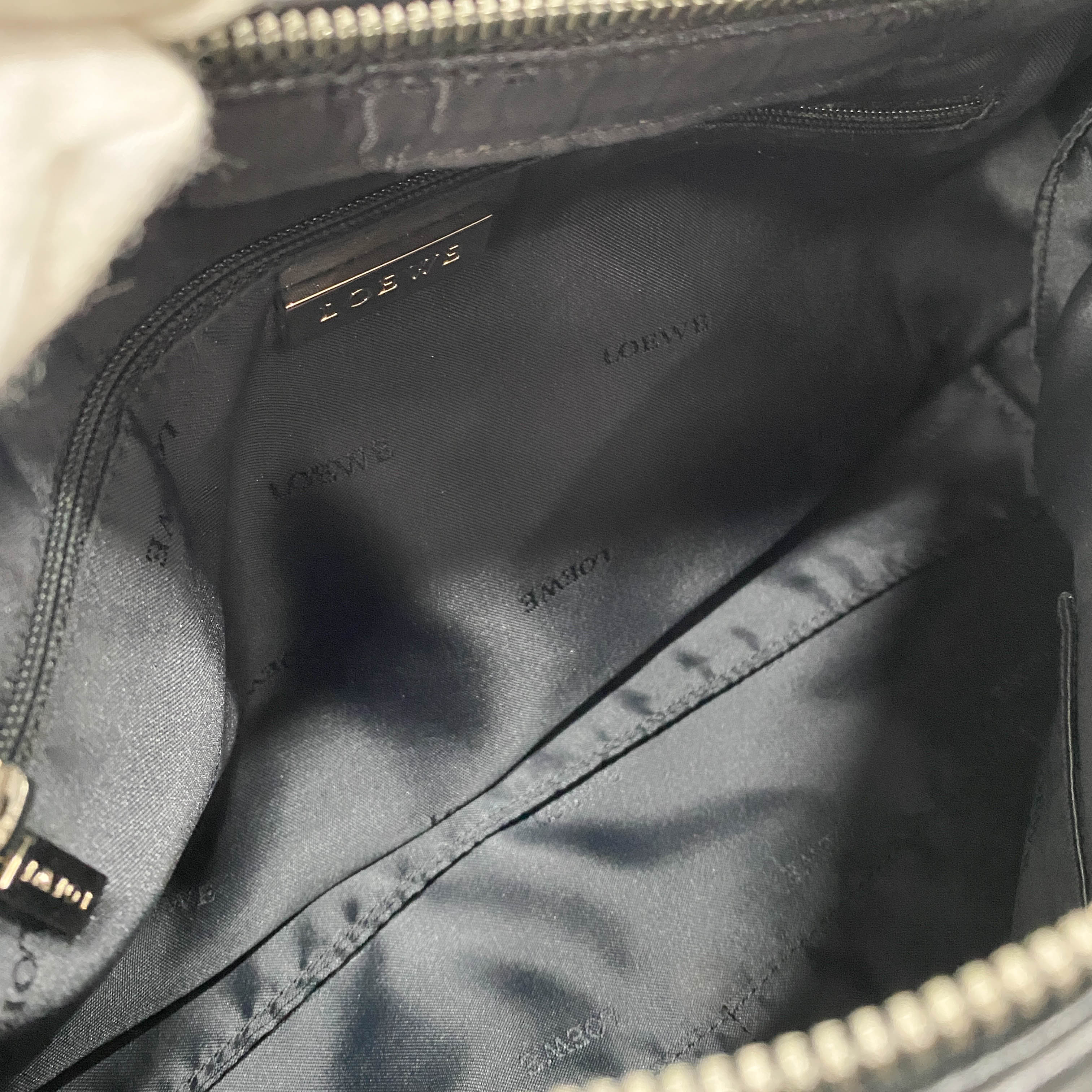 Black Nappa Leather Shoulder Bag