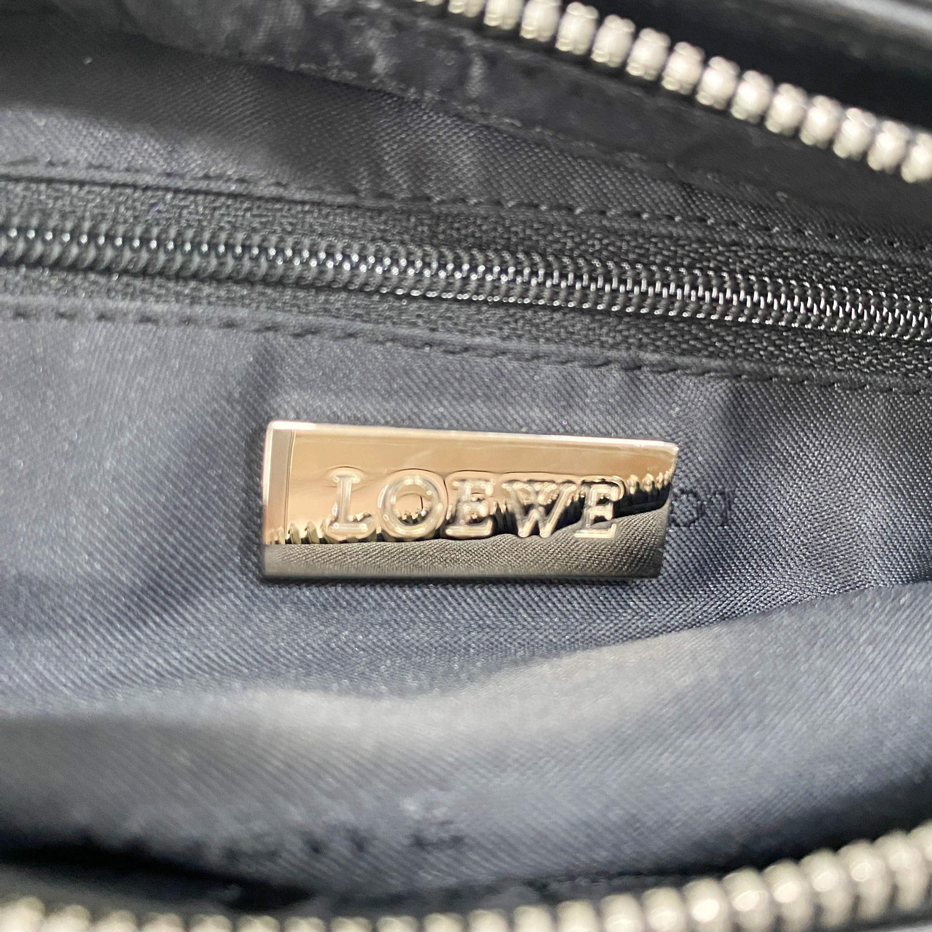 Black Nappa Leather Shoulder Bag