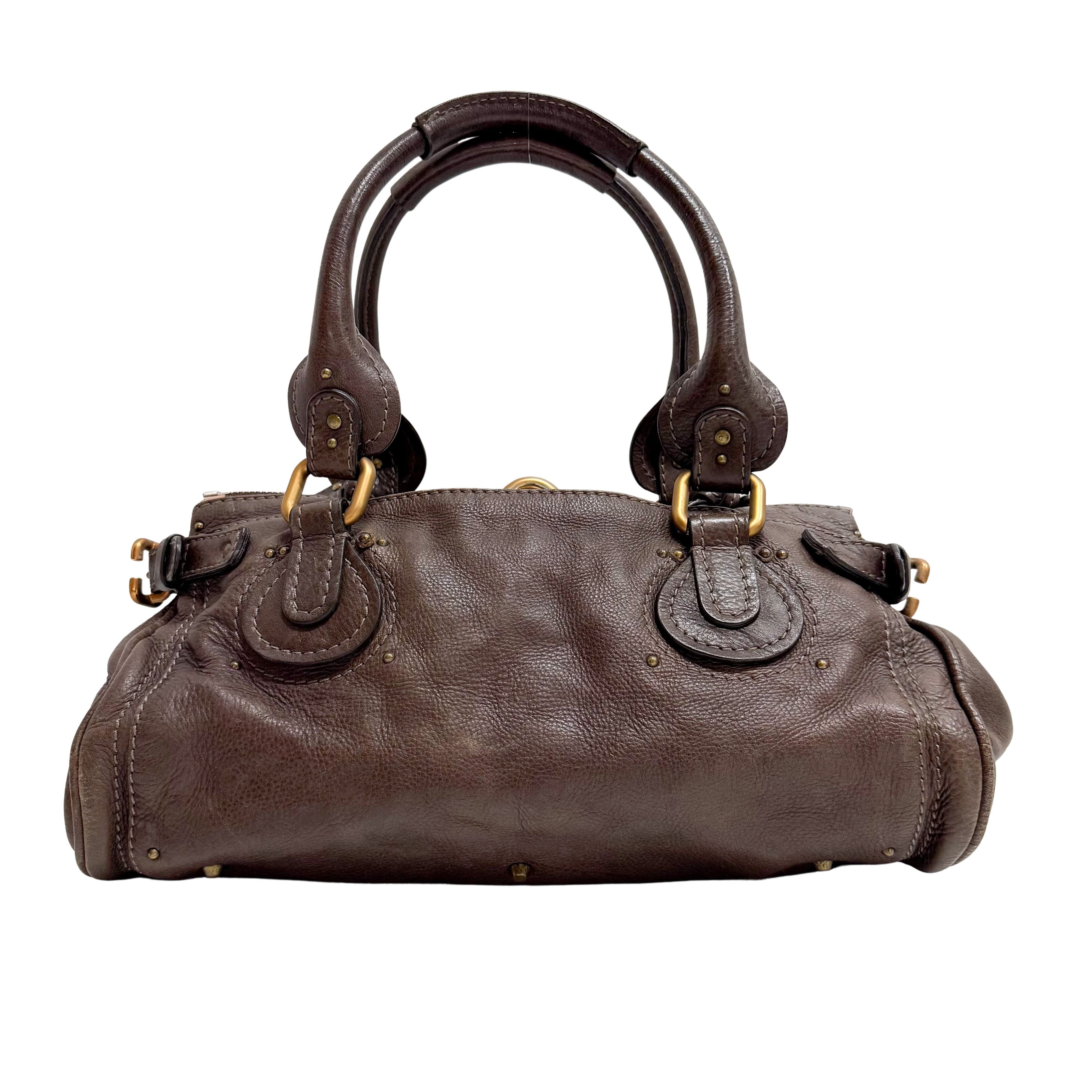 Paddington Pink Leather Shoulder Bag