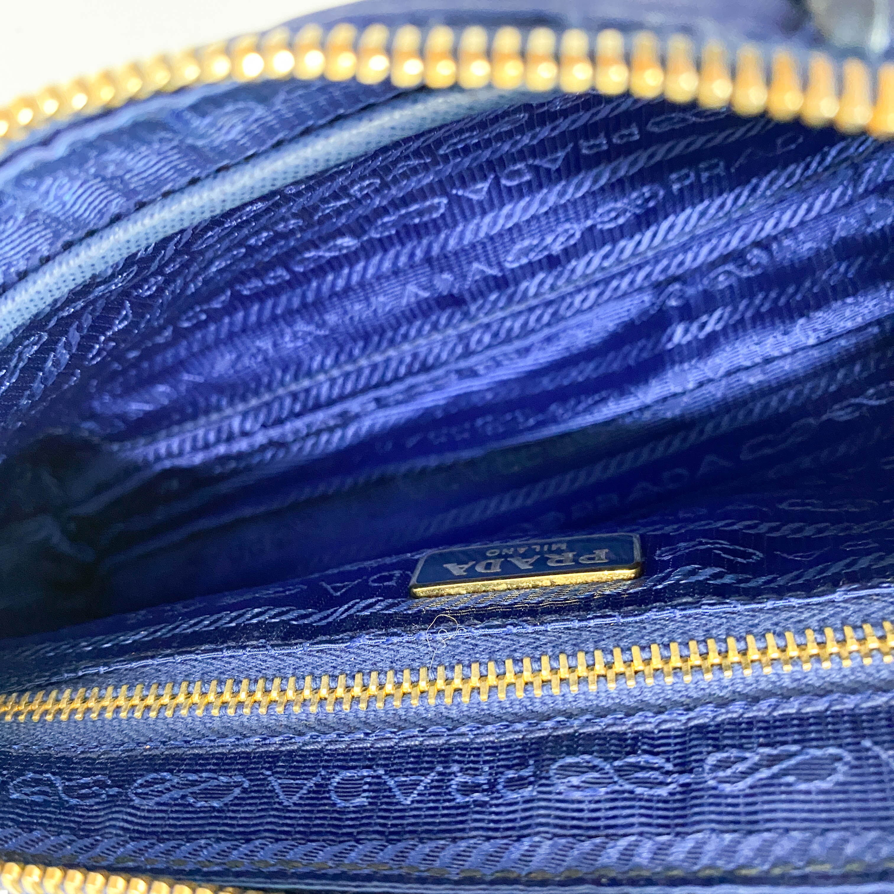 Blue Nylon Bag