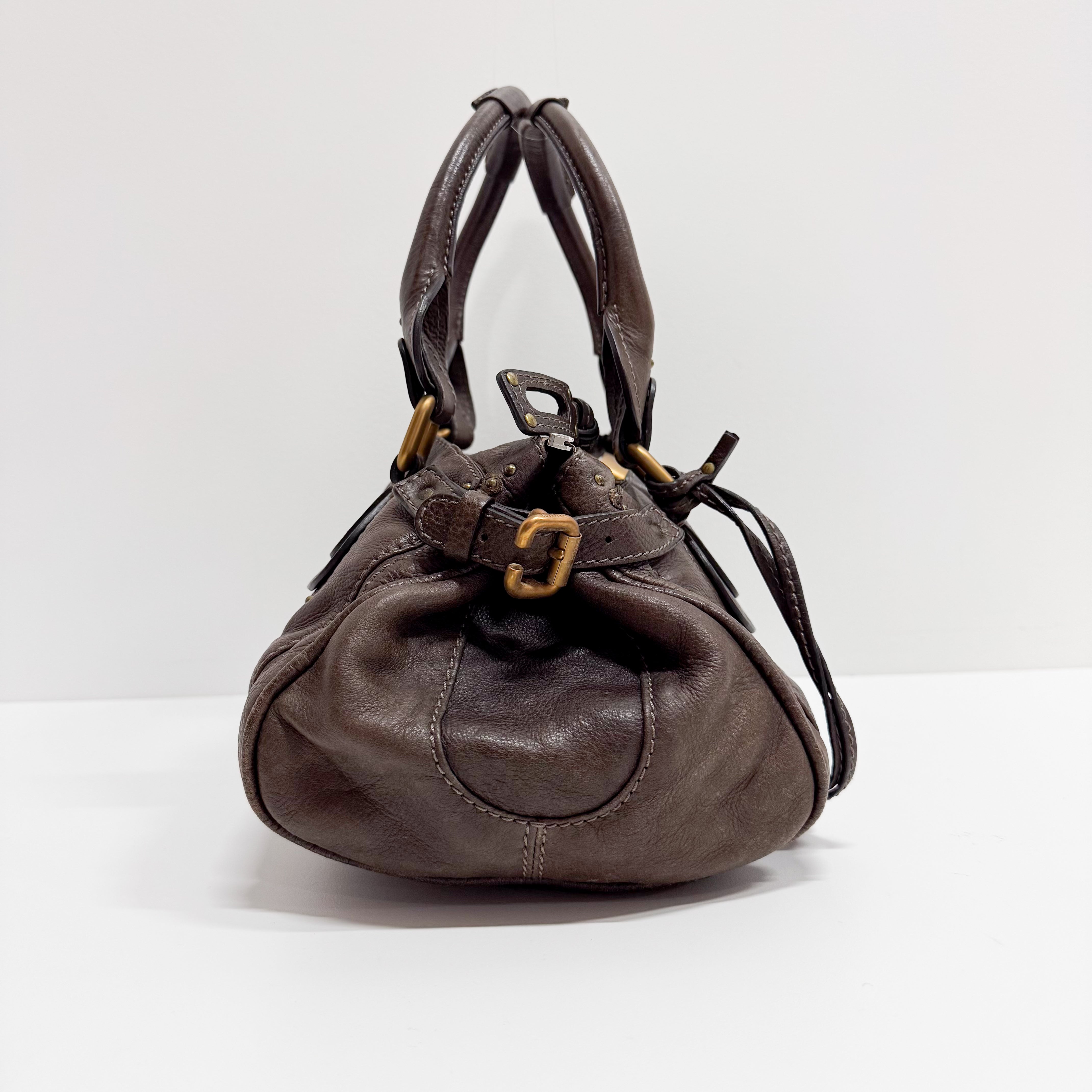 Paddington Pink Leather Shoulder Bag