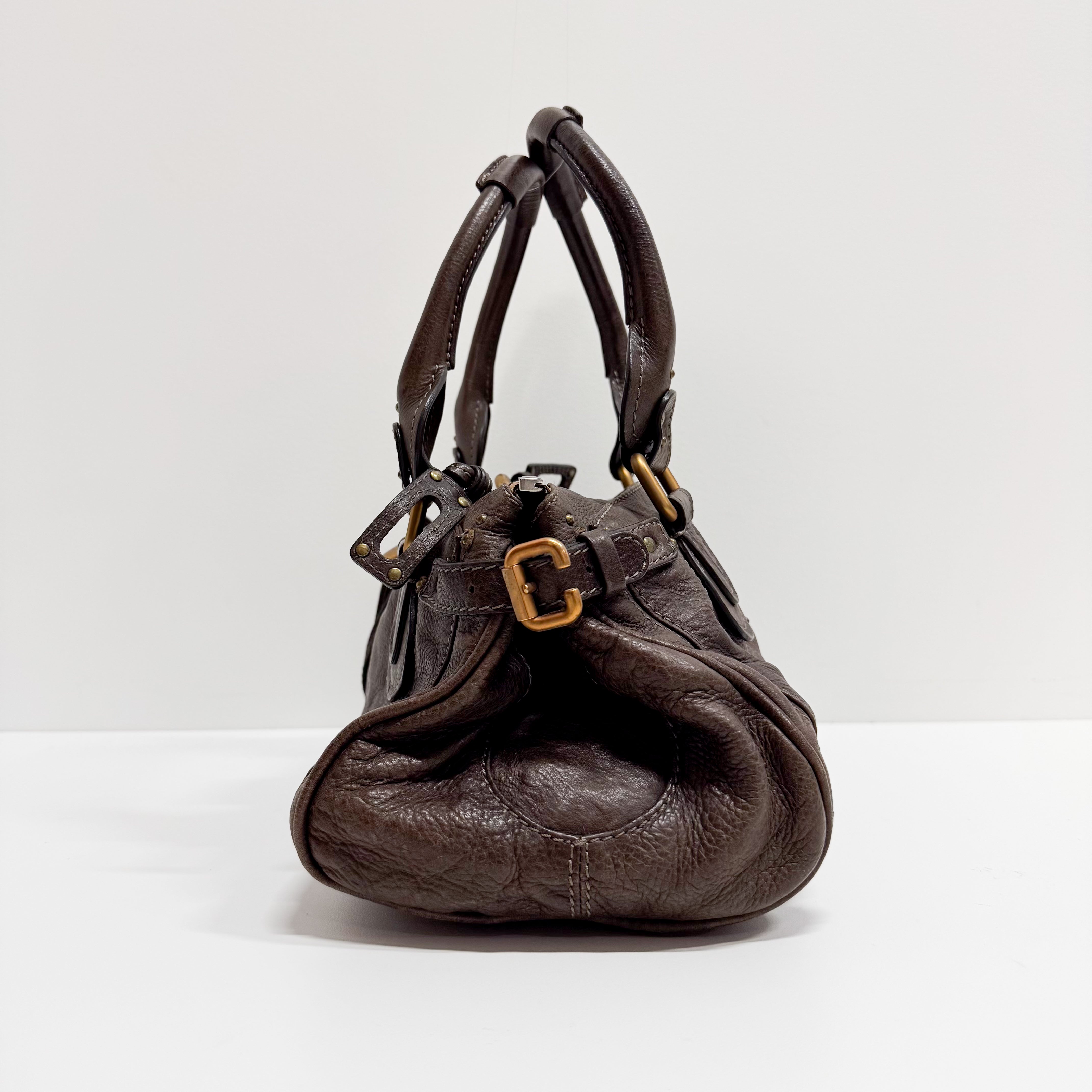 Paddington Pink Leather Shoulder Bag