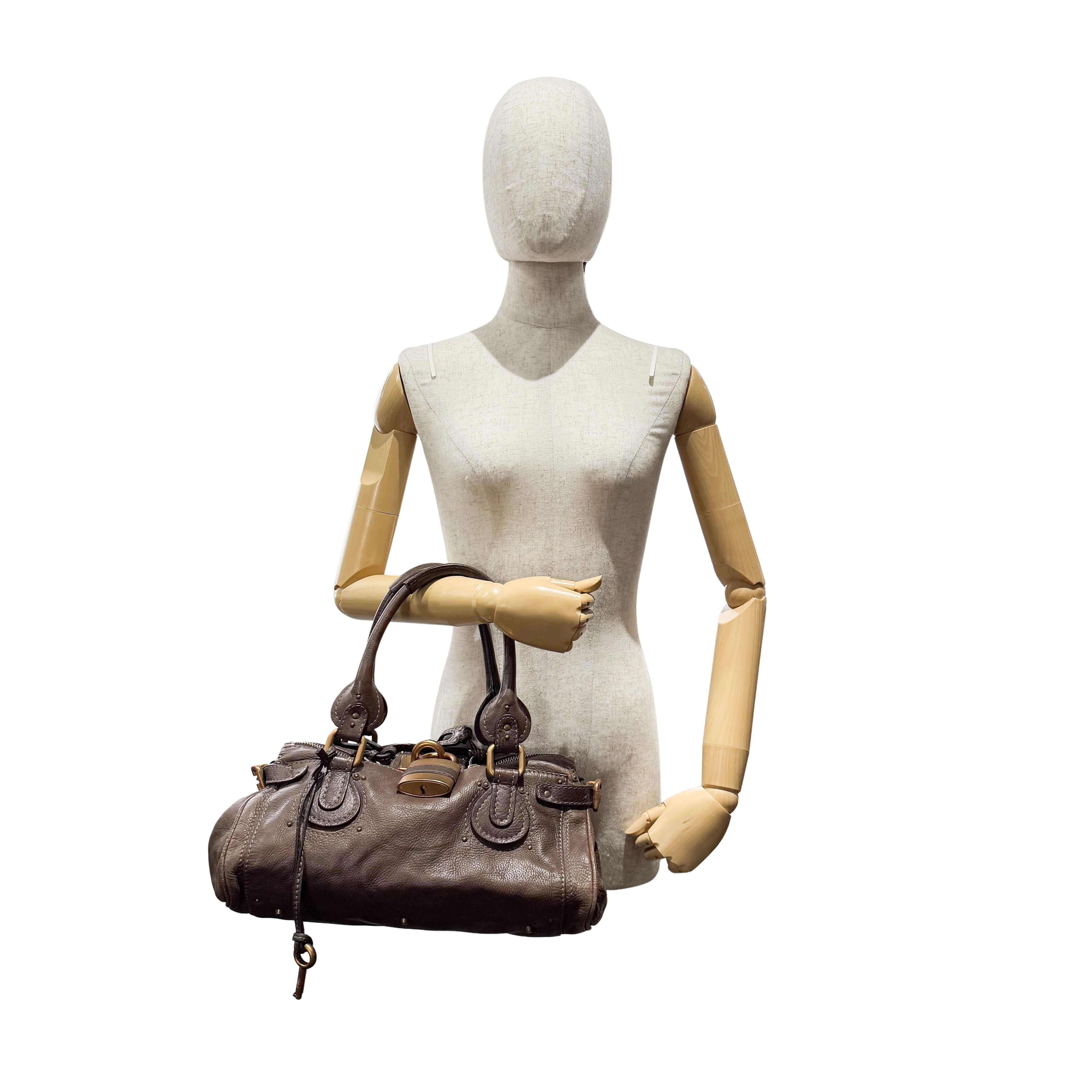 Paddington Pink Leather Shoulder Bag