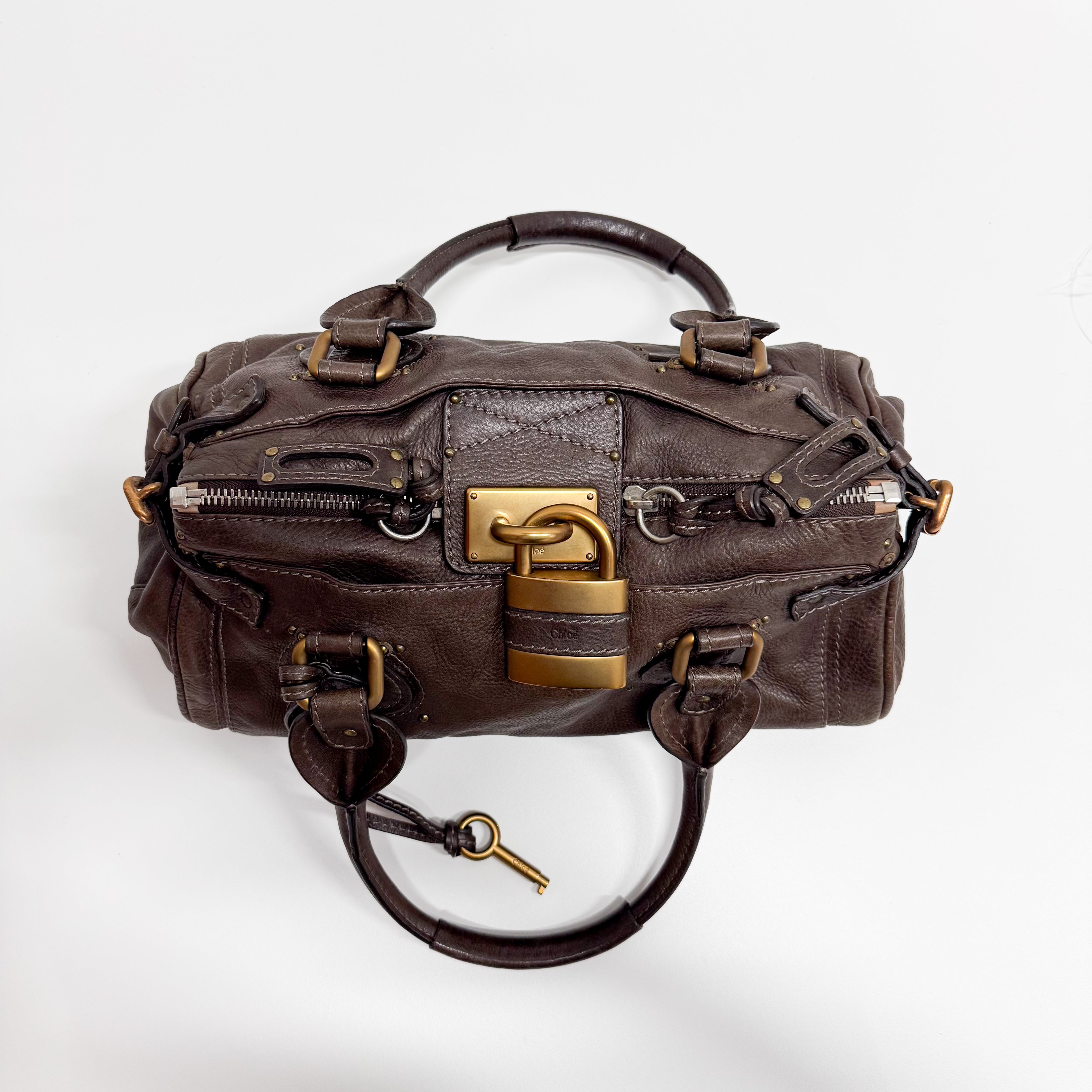 Paddington Pink Leather Shoulder Bag