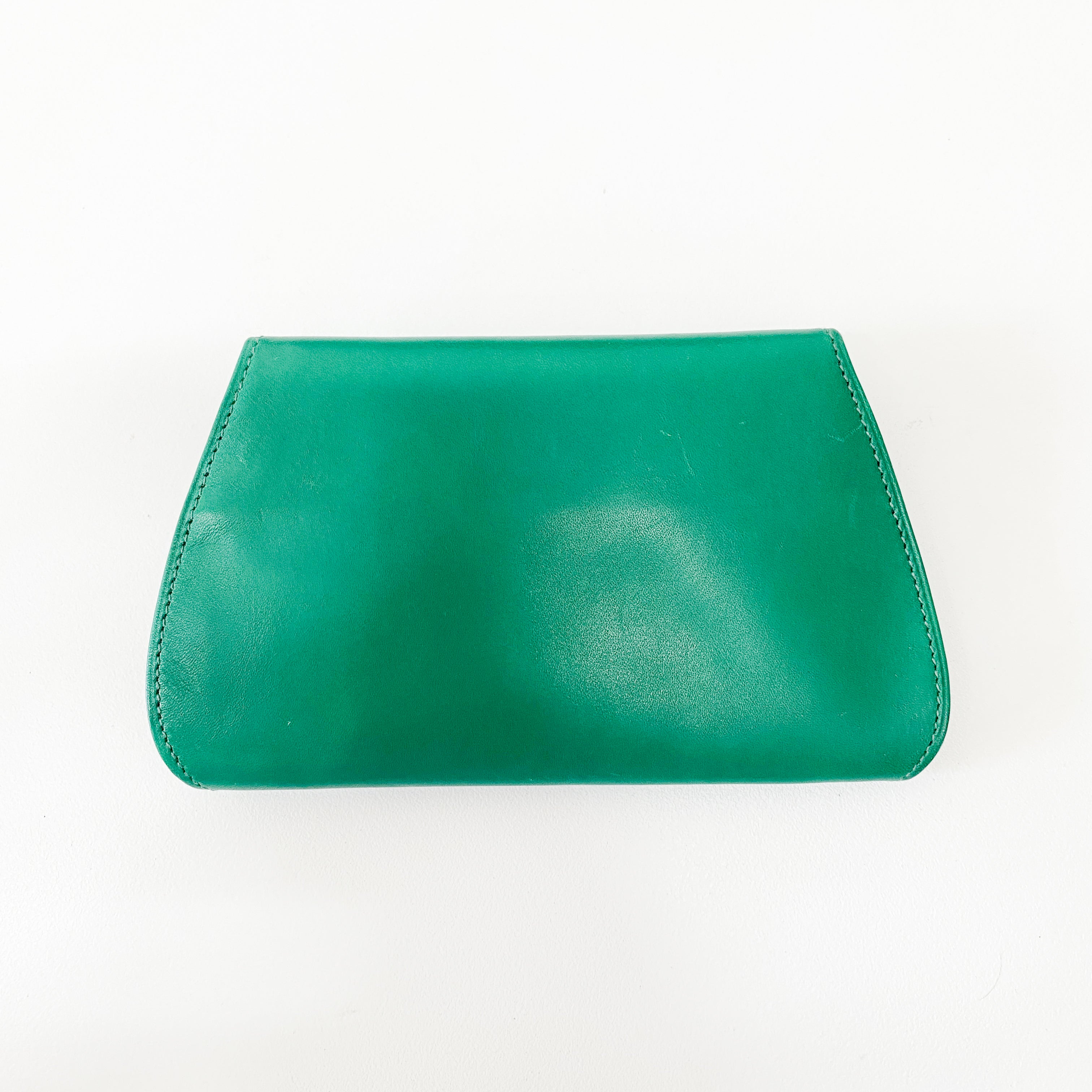 Black Panthere Clutch with Emerald Lining
