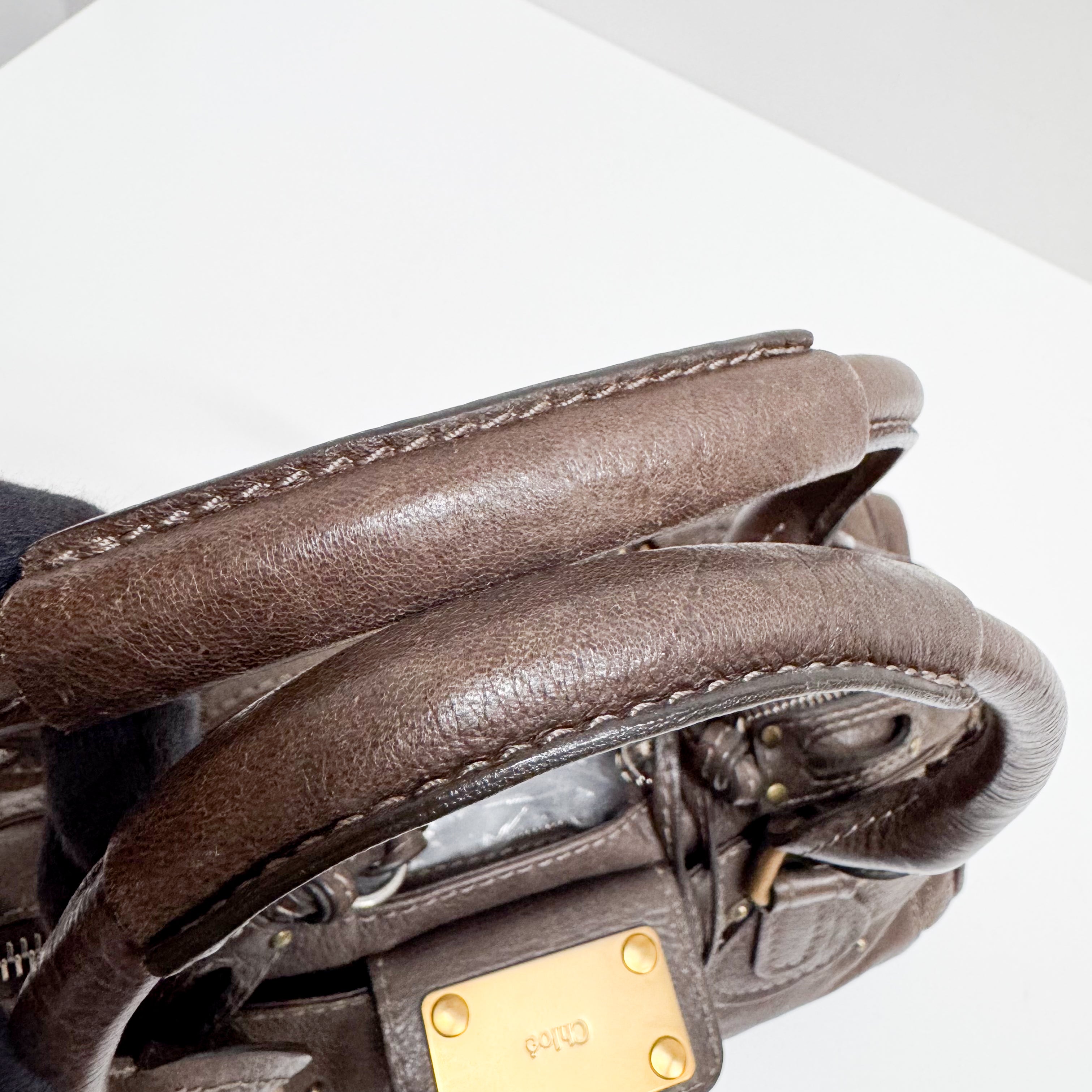 Paddington Pink Leather Shoulder Bag